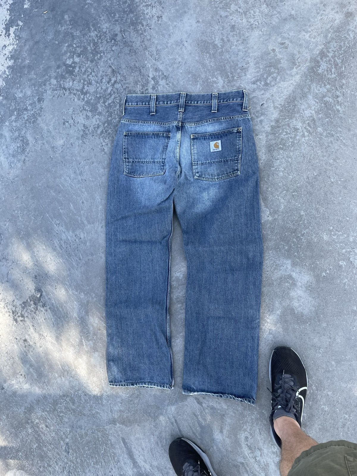 Carhartt Vintage 90s Carhartt Retro Denim Y2k Pants Sk8 Work Jeans Size US 32 / EU 48 - 9 Thumbnail