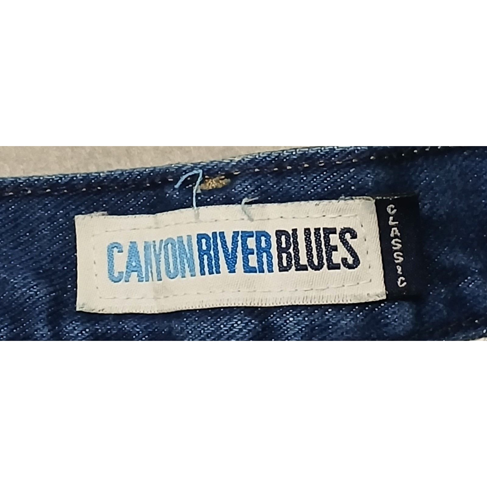Other Canton River Blues (40x30) Relaxed Straight Blue Denim Jeans Size US 40 / EU 56 - 7 Thumbnail