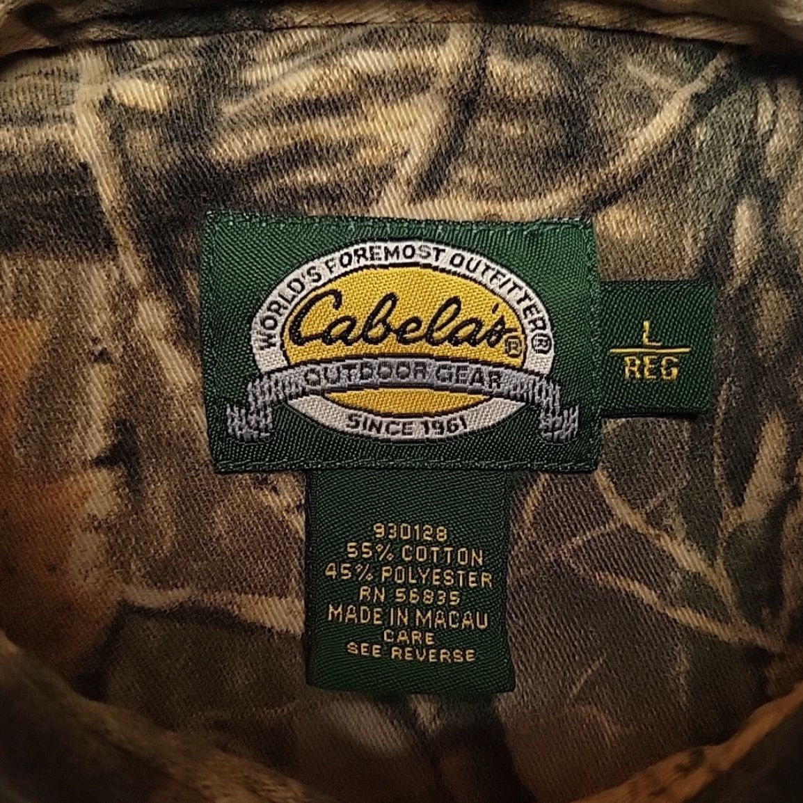 Vintage VINTAGE Cabela's Camouflage Shirt Men L Brown Twill Flannel Seclusion 3D Soft Hunt Button-Up Casual Mens Size US L / EU 52-54 / 3 - 4 Thumbnail
