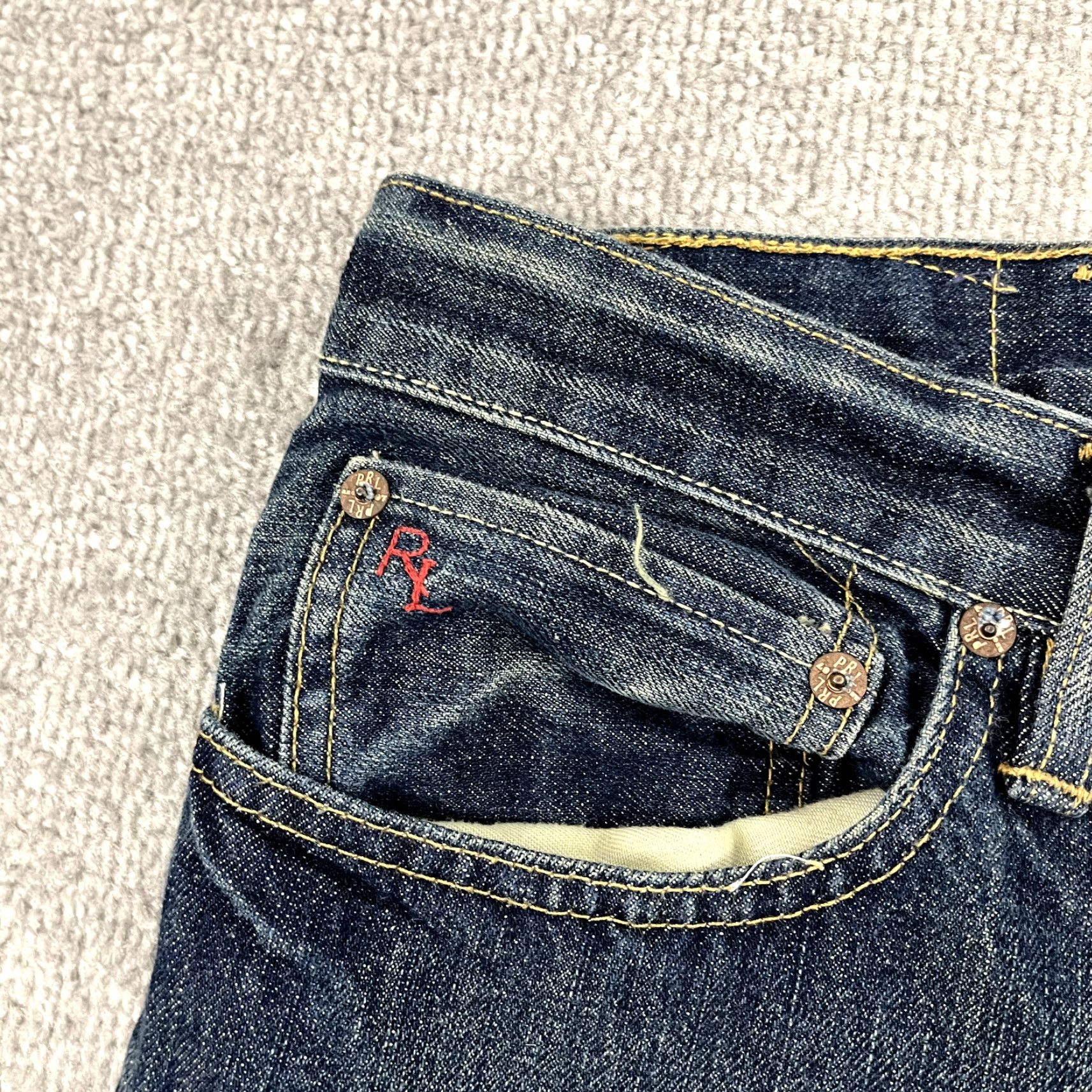 Polo Ralph Lauren POLO RALPH LAUREN Jeans Mens 38x32 Classic Fit Straight Leg Blue Denim R66SD72 Size US M / EU 48-50 / 2 - 7 Thumbnail