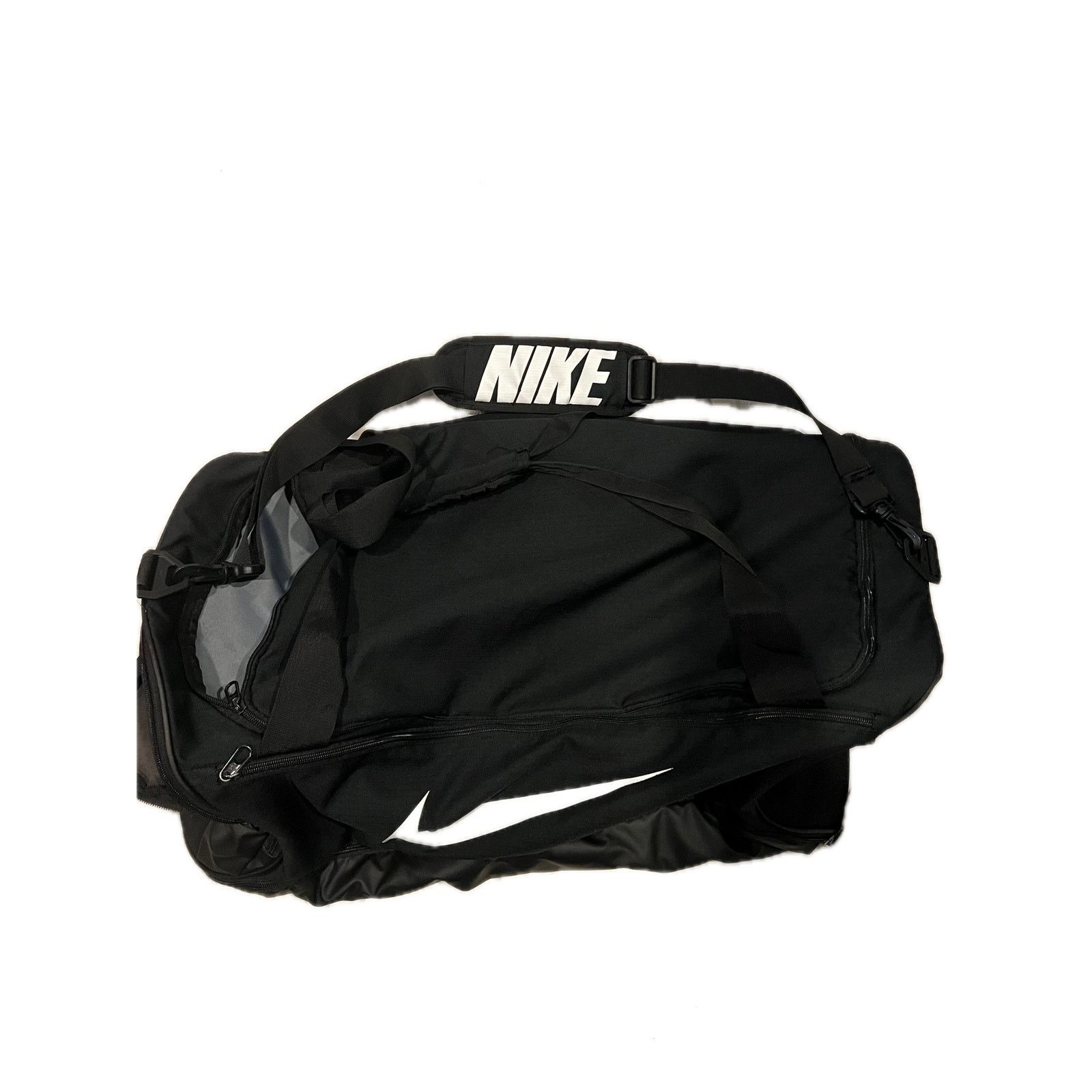 Nike Nike Brasilia 9.5 Black Medium 60L Duffel Gym Bag Size ONE SIZE - 2 Thumbnail