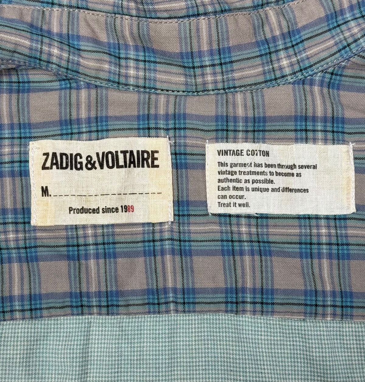 Zadig & Voltaire Zadig & Voltaire Checkered Shirt Button Up size S Size S / US 4 / IT 40 - 8 Thumbnail