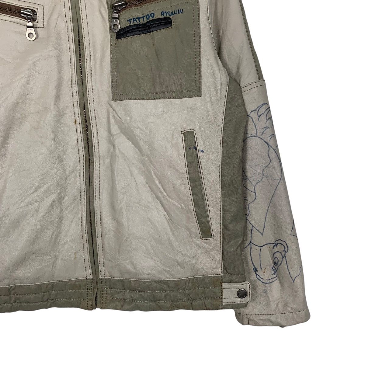Japanese Brand Japanese Brand G-Stage Custom Art Tattoo Studio Biker Jacket Size US M / EU 48-50 / 2 - 5 Thumbnail