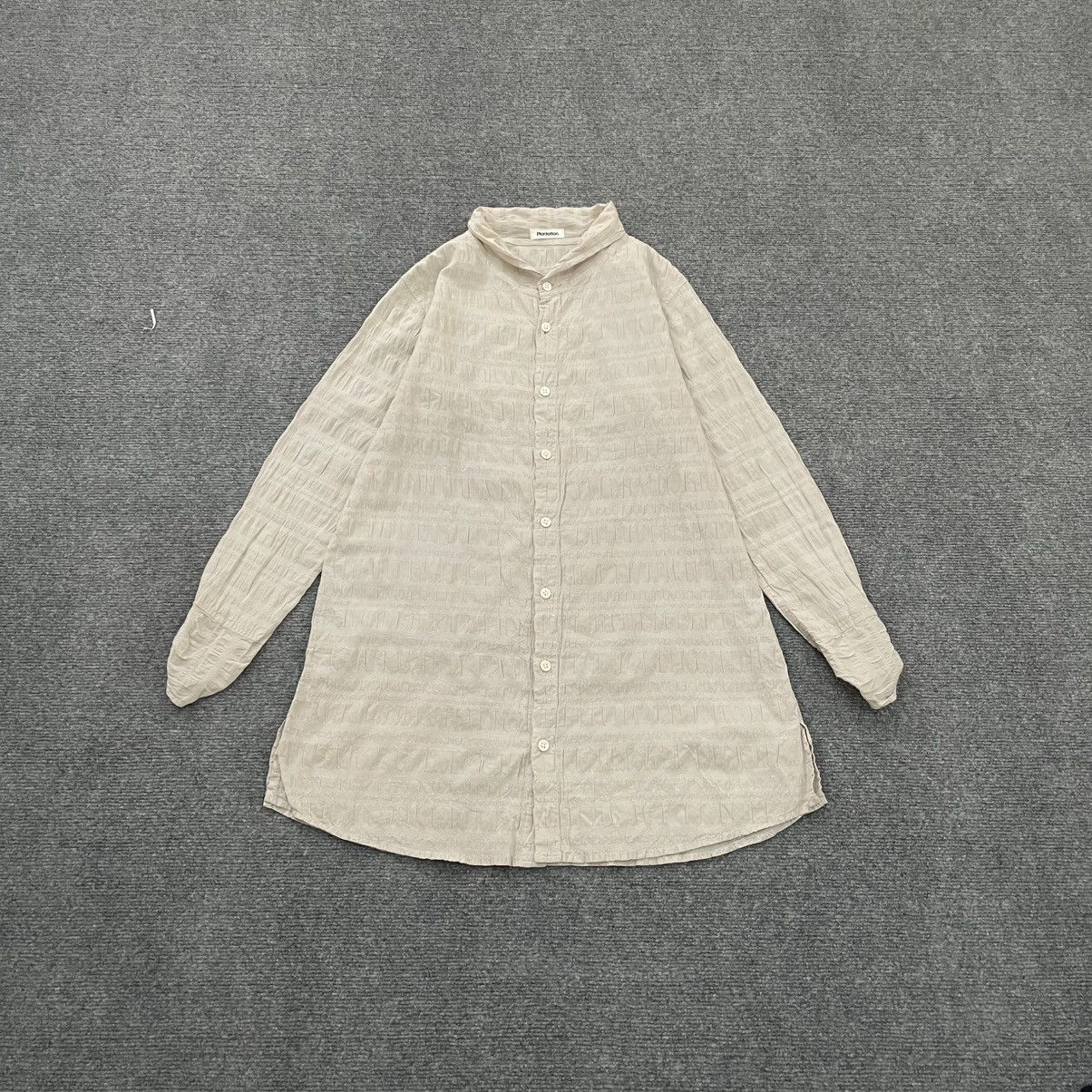 Issey Miyake Plantation Blouse Shirt by Issey Miyake Size M / US 6-8 / IT 42-44 - 1 Thumbnail