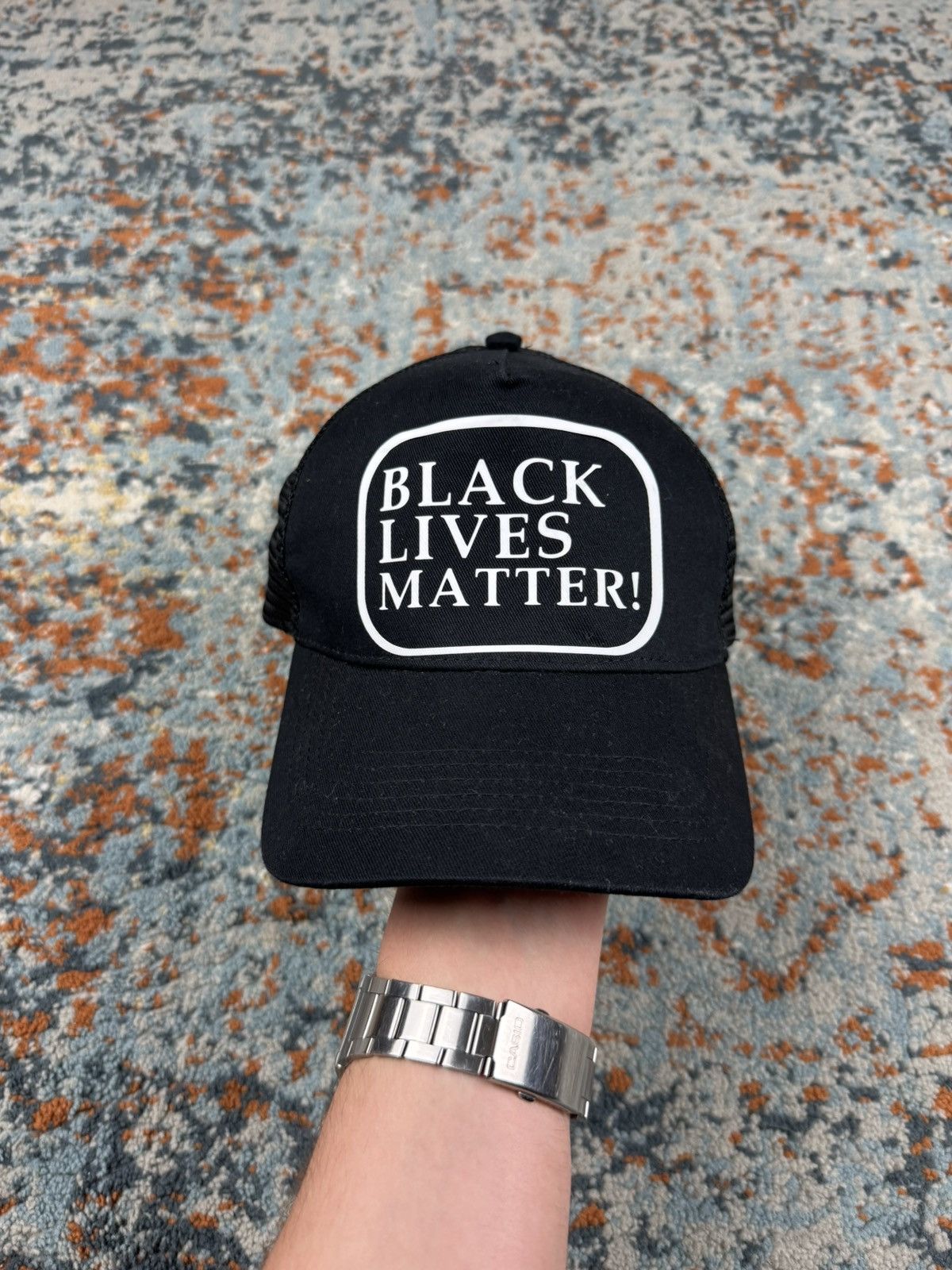Other × Vintage Vintage y2k Black Lives Matter trucker hat stop racism Size ONE SIZE - 2 Thumbnail