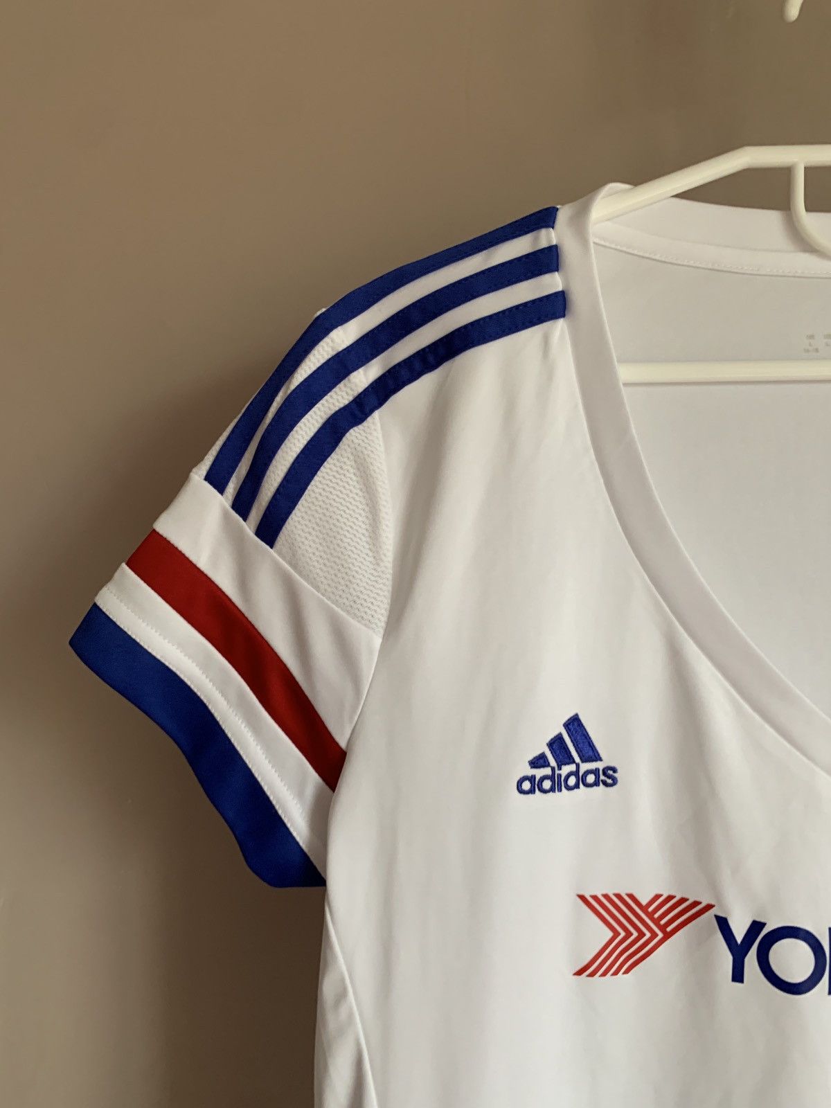 Adidas Womens Chelsea London Away Football Shirt Adidas Soccer Sz L Size L / US 10 / IT 46 - 3 Thumbnail