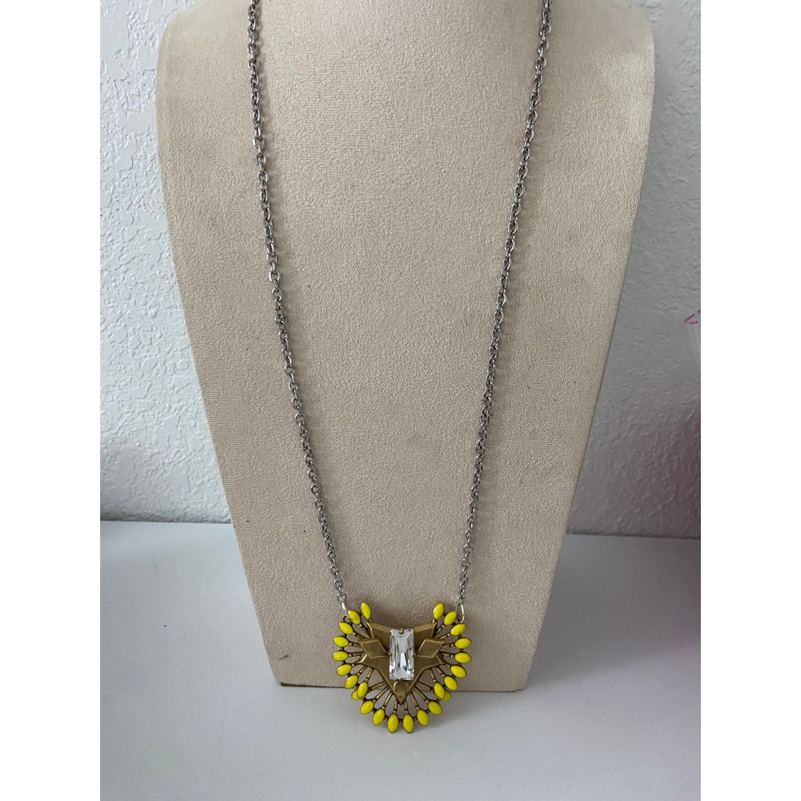 Handmade Upcycled big pendant necklace Size ONE SIZE - 1 Thumbnail