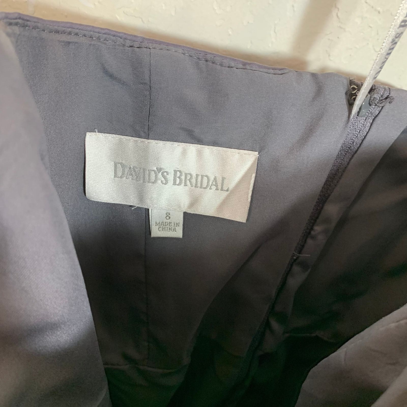 Other David’s Bridal grey dress Size 8 Size M / US 6-8 / IT 42-44 - 4 Thumbnail