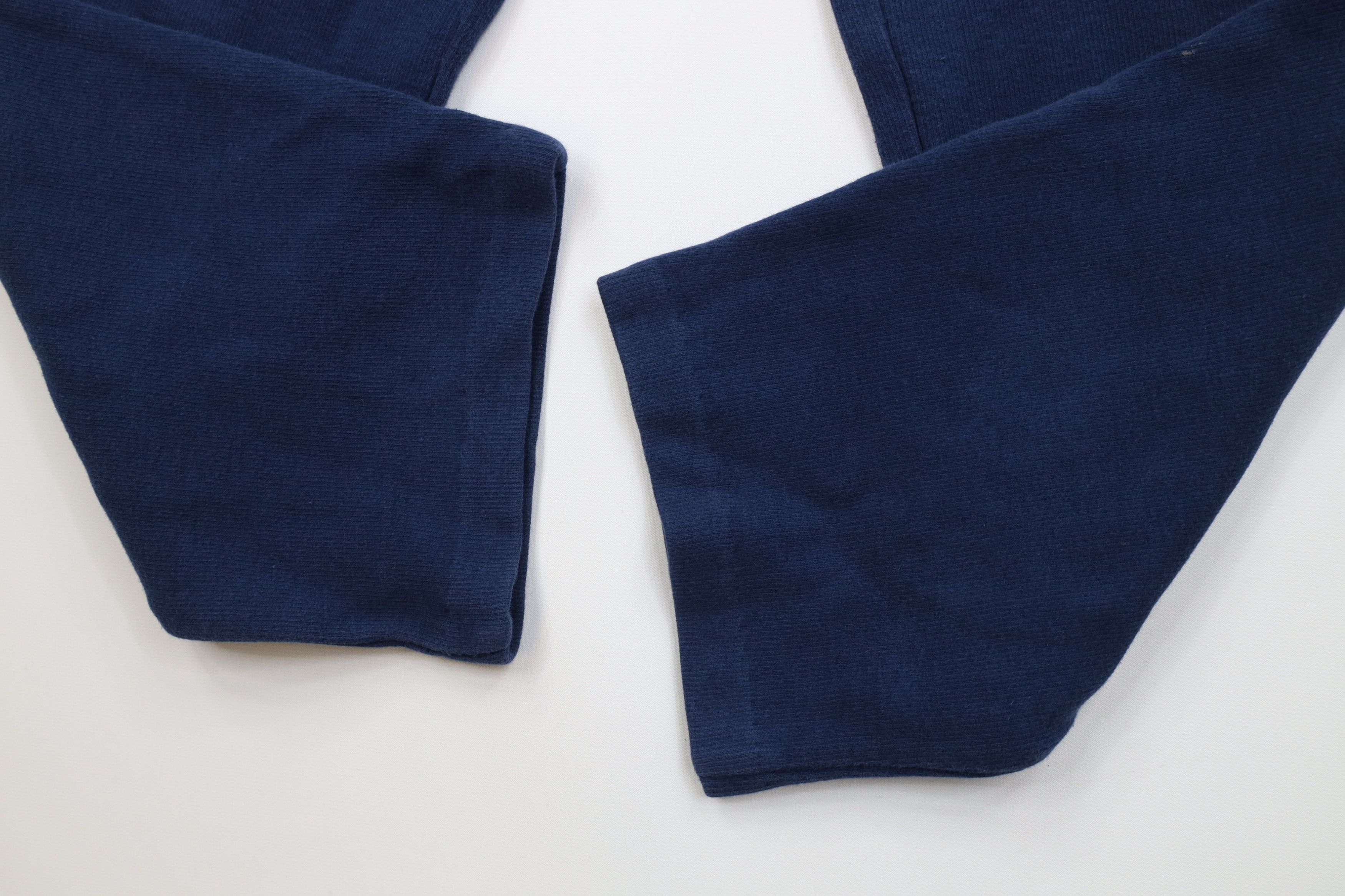 Vintage Vintage 90s Streetwear Ribbed Knit Sweatpants Pants Blue Size 28" / US 6 / IT 42 - 9 Thumbnail