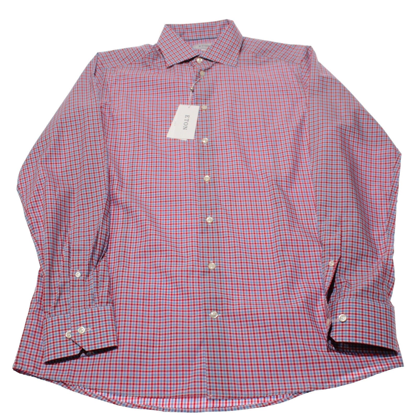 Eton Eton New with tags Shirt Size L US In Red Size US L / EU 52-54 / 3 - 3 Thumbnail