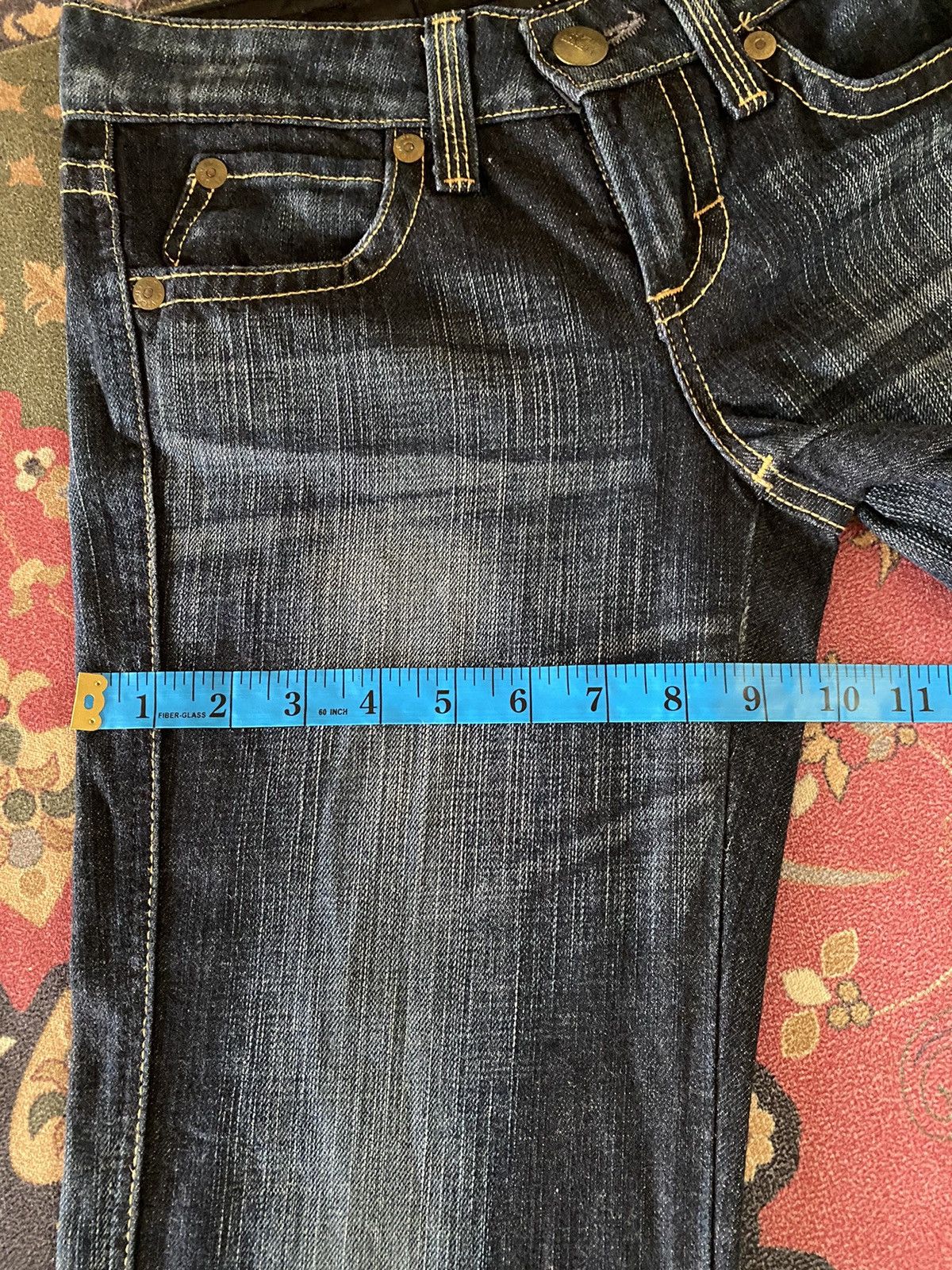Edwin 🔥🔥Japanese Brand Vienus Jean Super Flare Rare Design Denim Size US 28 / EU 44 - 15 Thumbnail