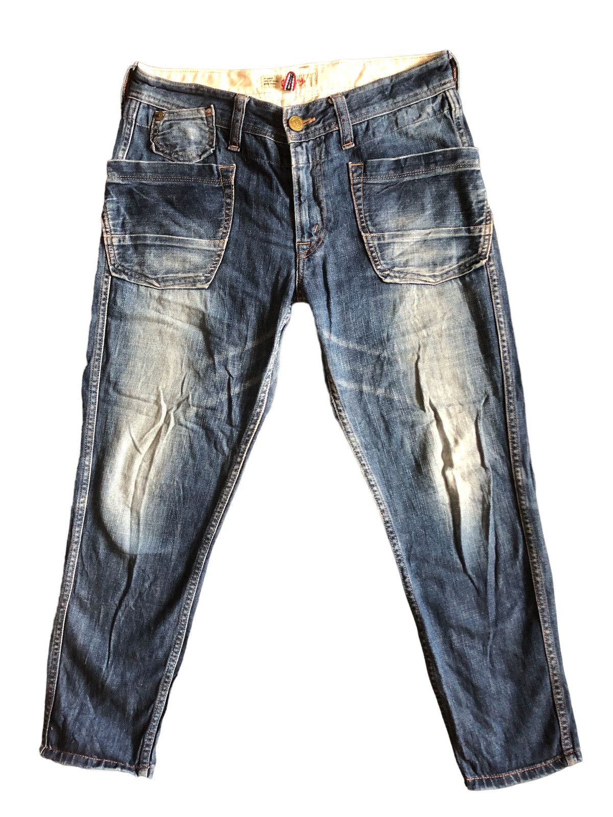 image of Cafetty Special Made Bushpants Denim Pants in Blue, Men's (Size 30)
