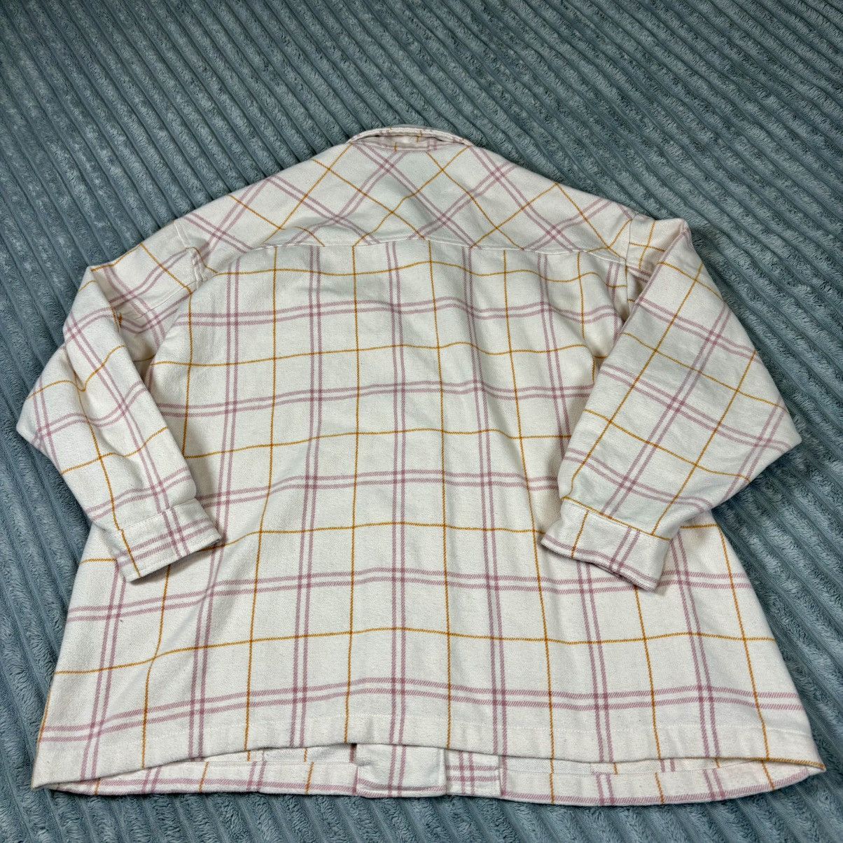 Other HFX women's long sleeve cozy plaid shacket shirt jacket XL Size XL / US 12-14 / IT 48-50 - 9 Thumbnail