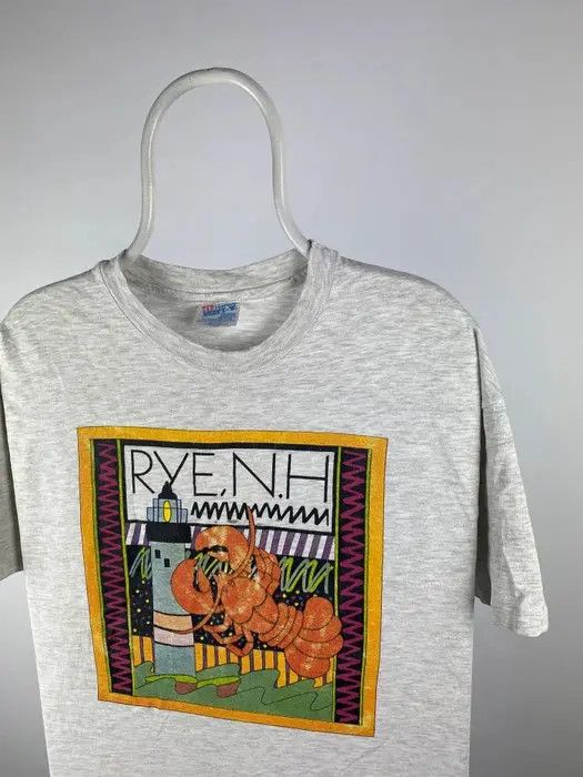 Band Tees Hanes beefy-T T-shirt vintage made in USA size XLarge grey Size US XL / EU 56 / 4 - 3 Thumbnail