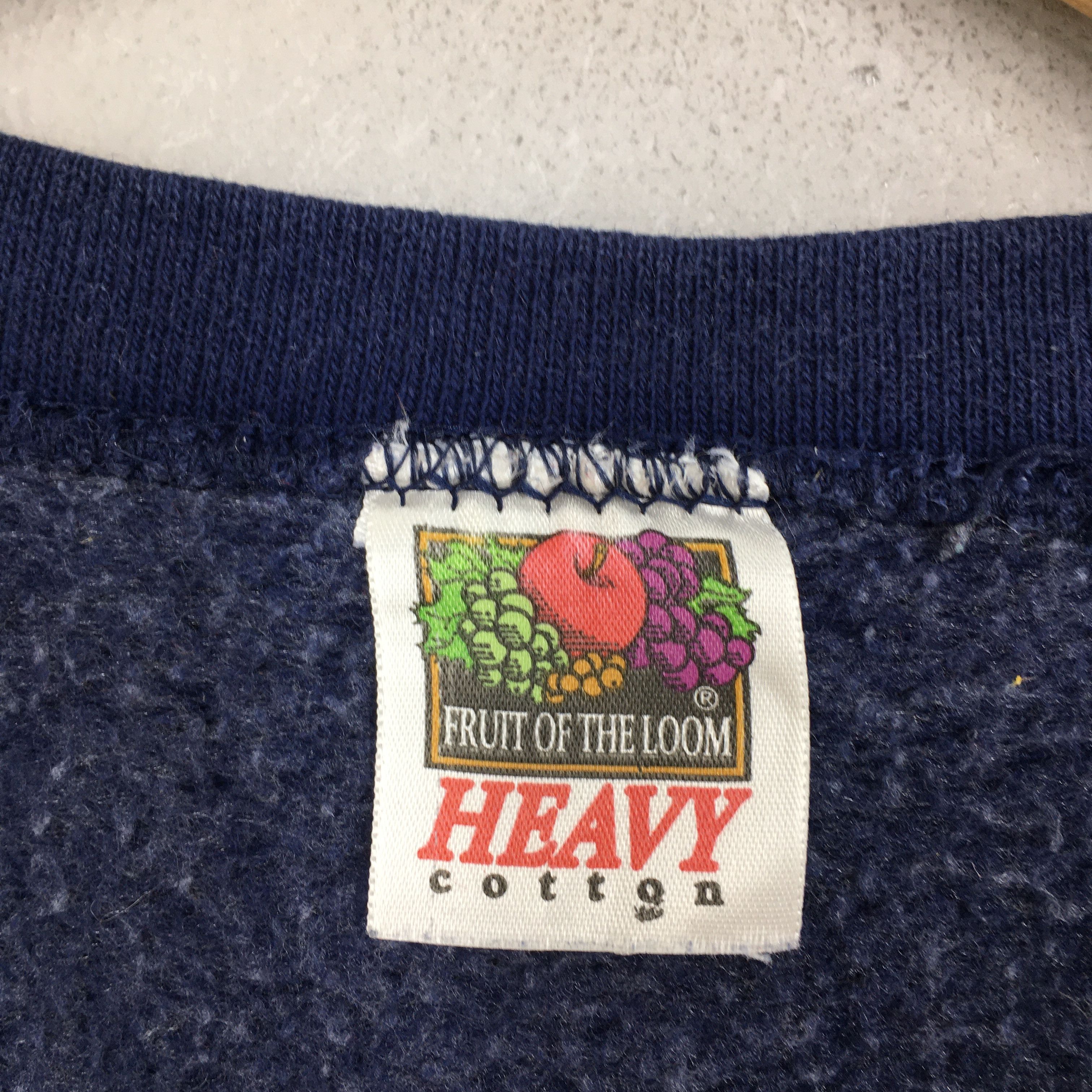 Fruit Of The Loom × Vintage Vintage Y2K America Flag Old Glory Blue Sweatshirt Medium Size US M / EU 48-50 / 2 - 5 Thumbnail
