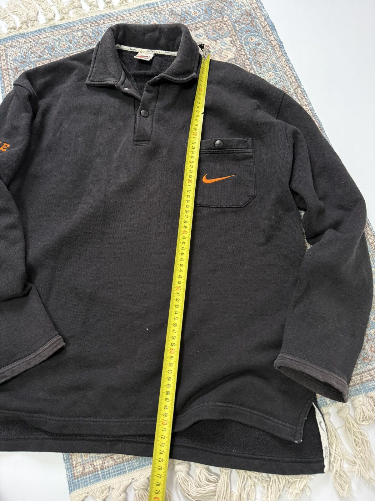Nike Vintage 90s Nike Y2K Drill Sweatshirt Size US XXL / EU 58 / 5 - 9 Thumbnail