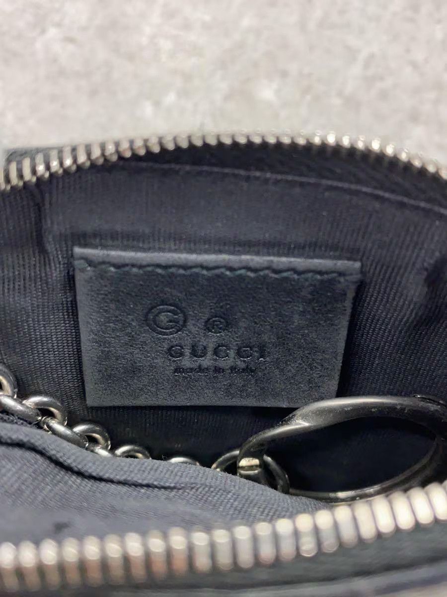 Gucci Gucci Micro Guccissima Leather Coin Case Navy Size ONE SIZE - 3 Thumbnail