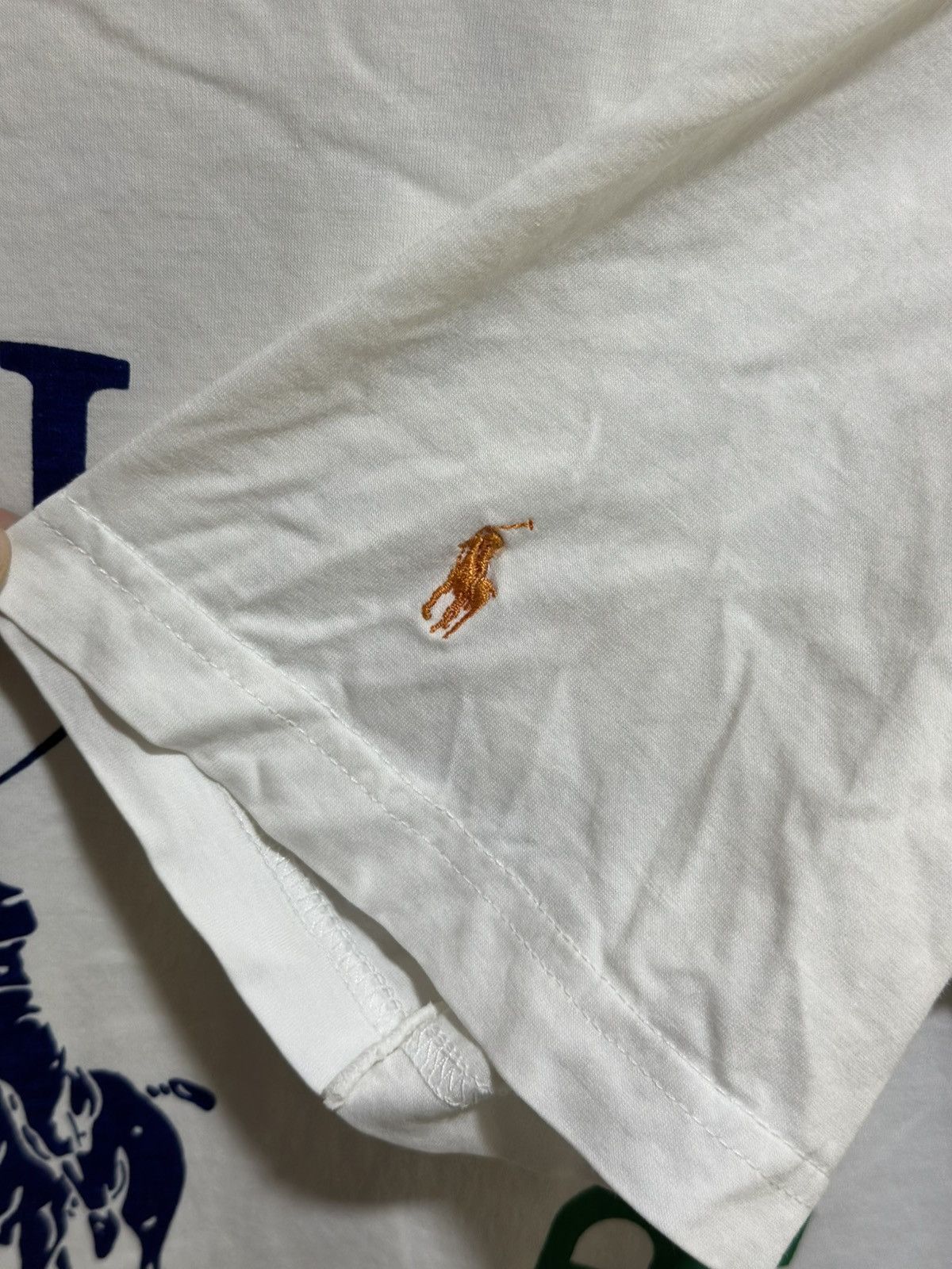 Polo Ralph Lauren Thrashed Vintage Polo Ralph Lauren Faded Tee Size US L / EU 52-54 / 3 - 3 Thumbnail