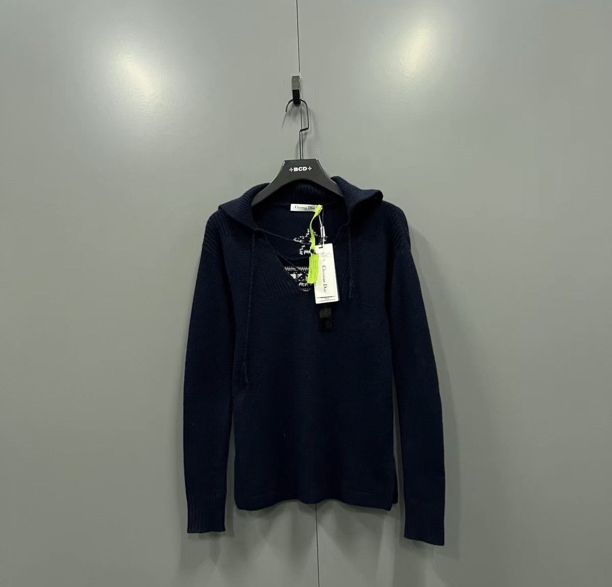 Dior Dior Dark Blue Lucky Star Drawstring Sweater J41 Size XS / US 0-2 / IT 36-38 - 1 Thumbnail