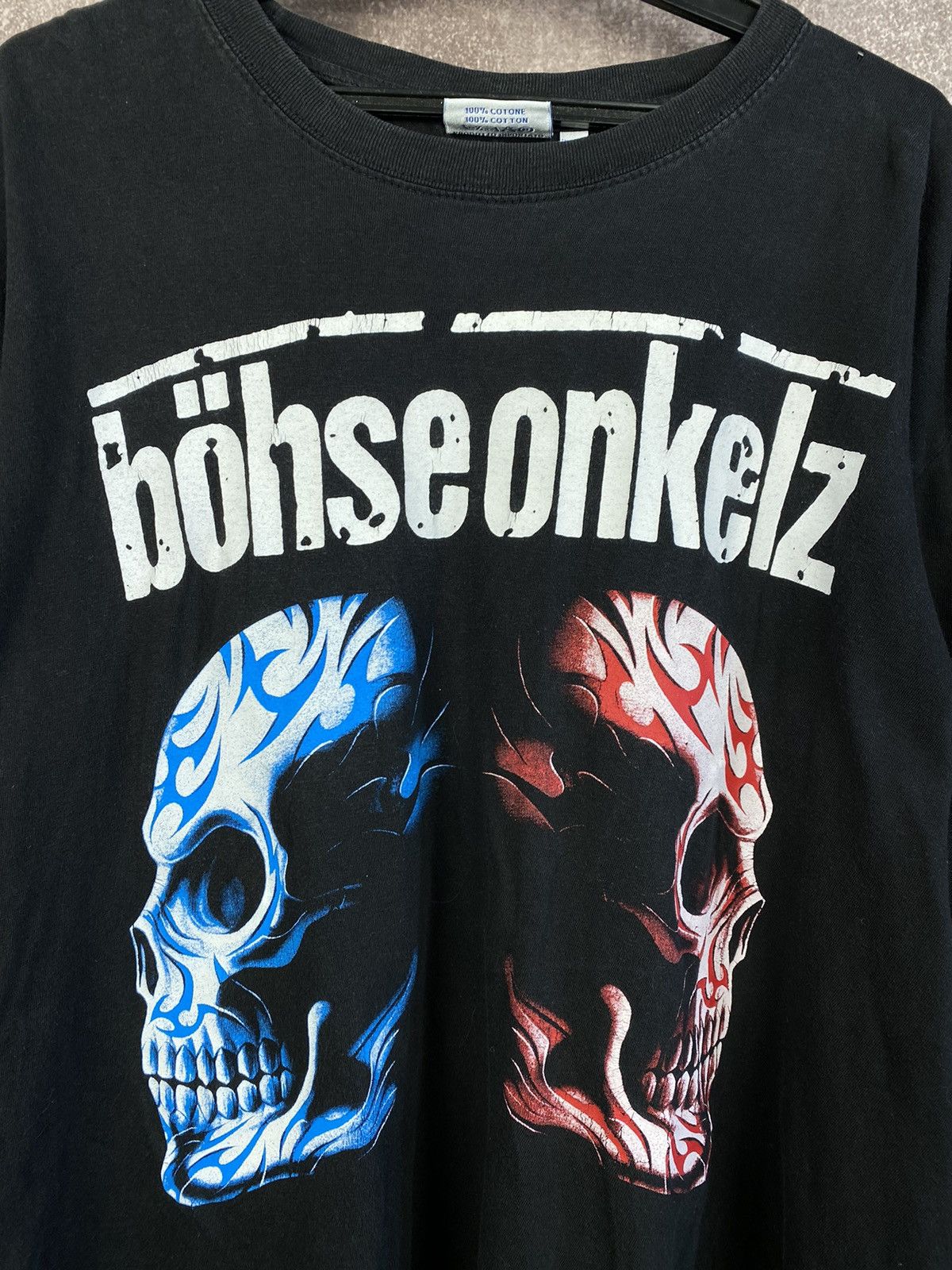 Band Tees Tshirt Vintage Bohse Onkelz Band Tee 90s Rock Metal Size US XL / EU 56 / 4 - 3 Thumbnail