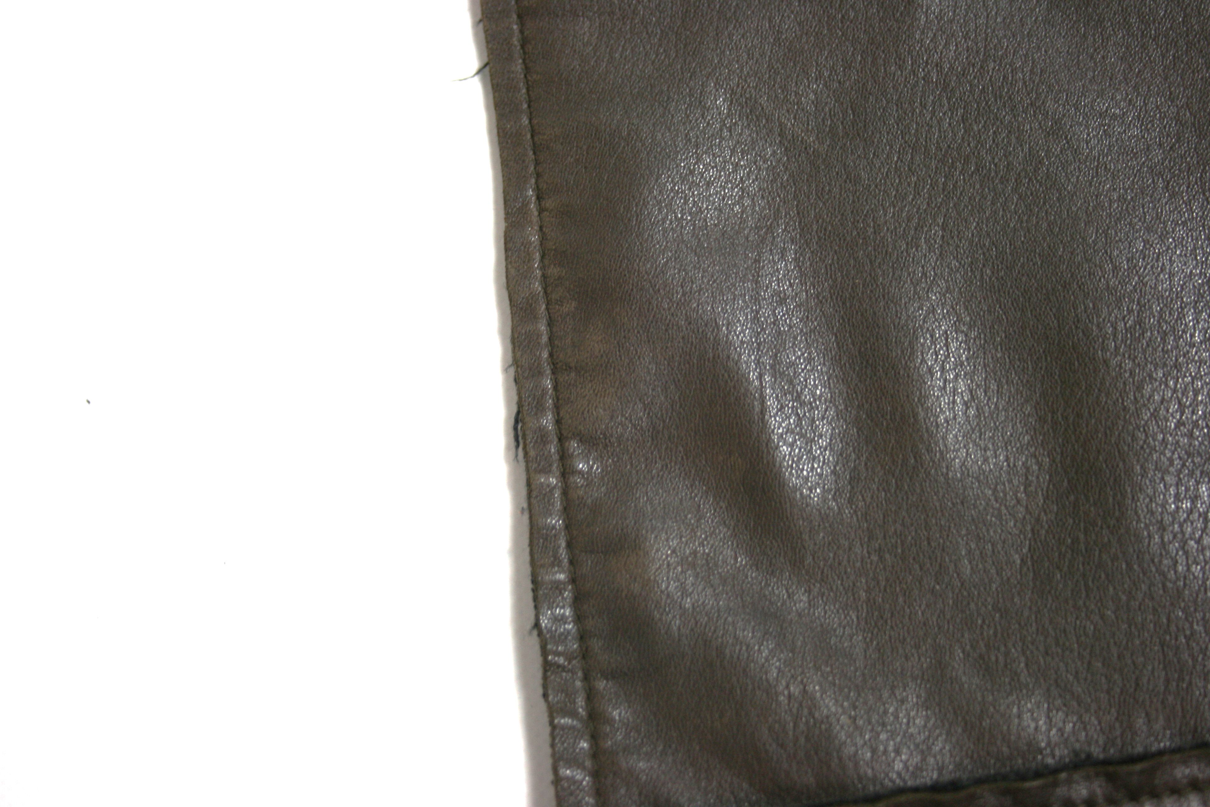 Dolce & Gabbana A/W94 "Gangster" Leather Long Overcoat Vintage Size US M / EU 48-50 / 2 - 14 Thumbnail