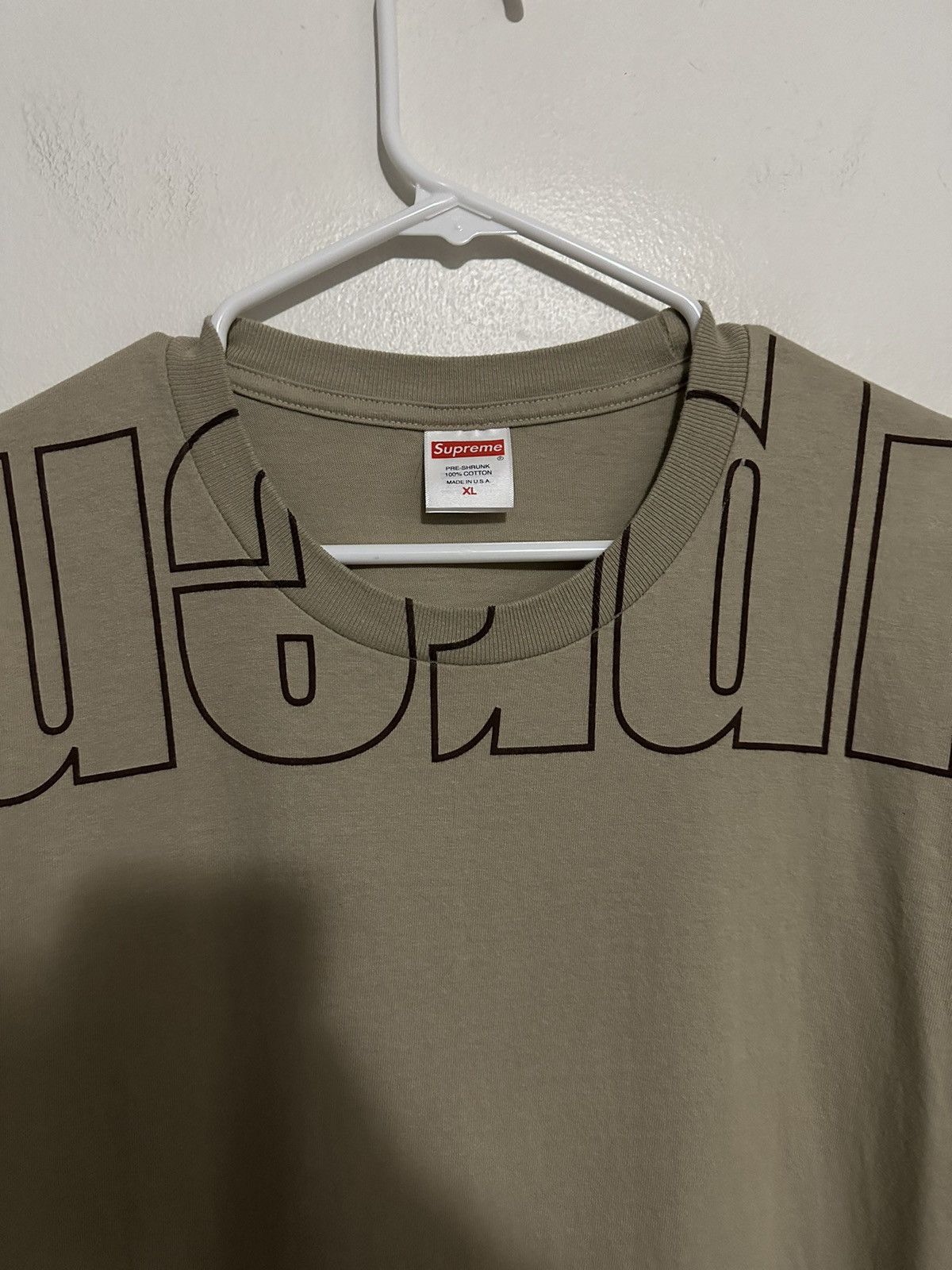 Supreme Supreme Upside Down Tee Size US XL / EU 56 / 4 - 3 Thumbnail