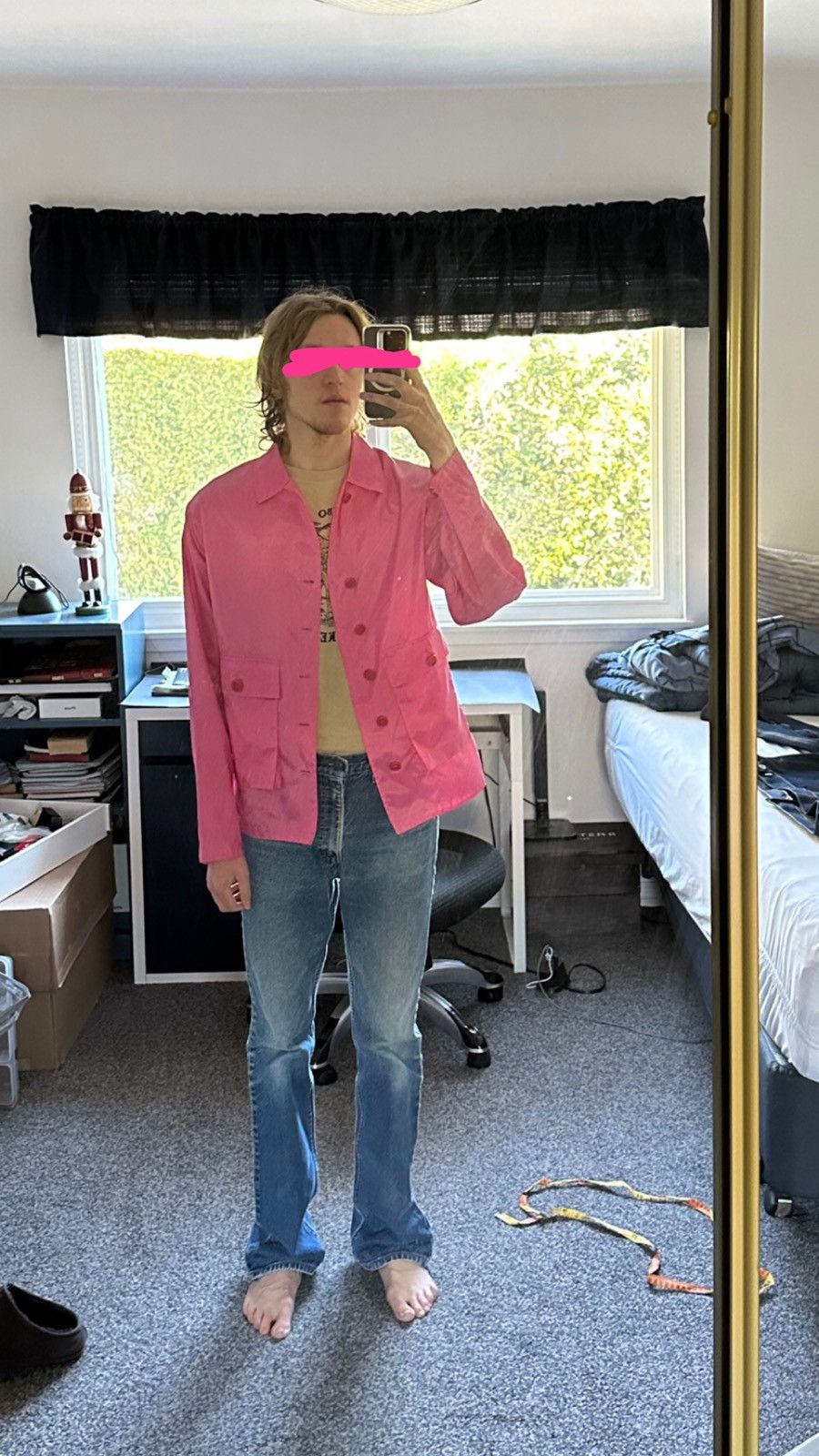 Helmut Lang SS 2000 Hot Pink Nylon Bondage Jacket Size US M / EU 48-50 / 2 - 21 Thumbnail