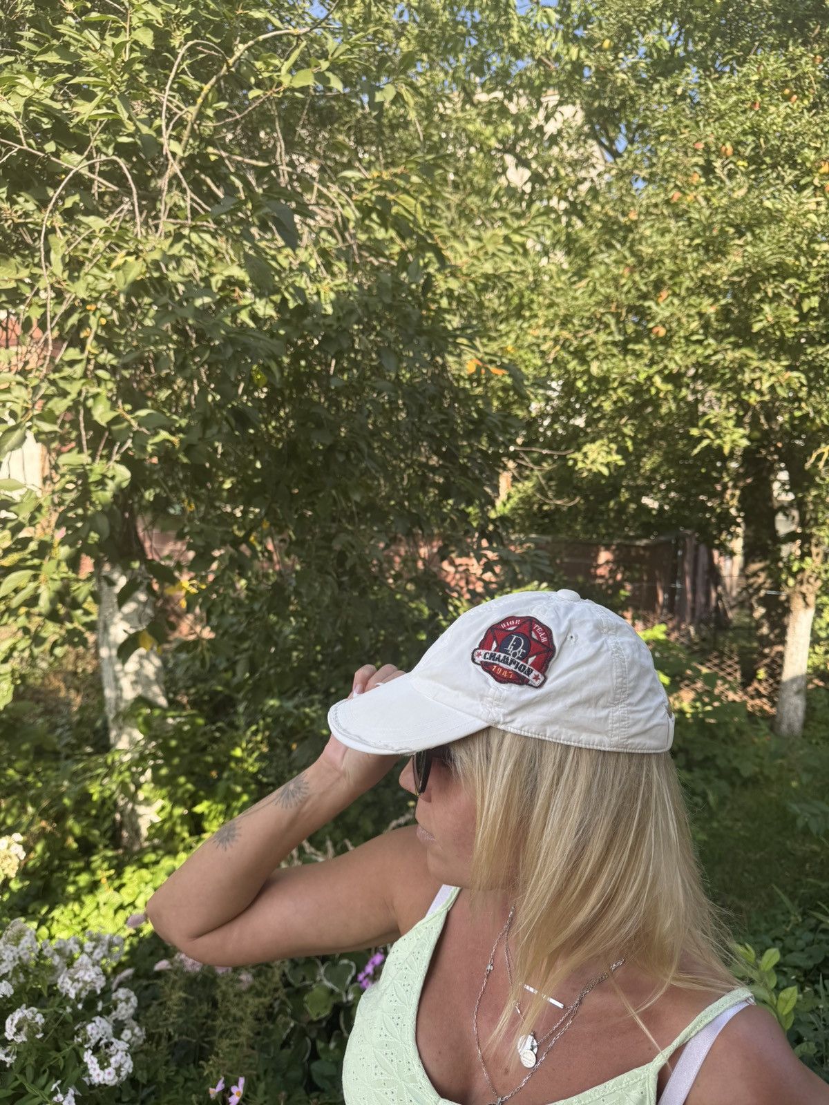 Dior Christian Dior Team Distressed 10A Cap hat Size ONE SIZE - 1 Thumbnail