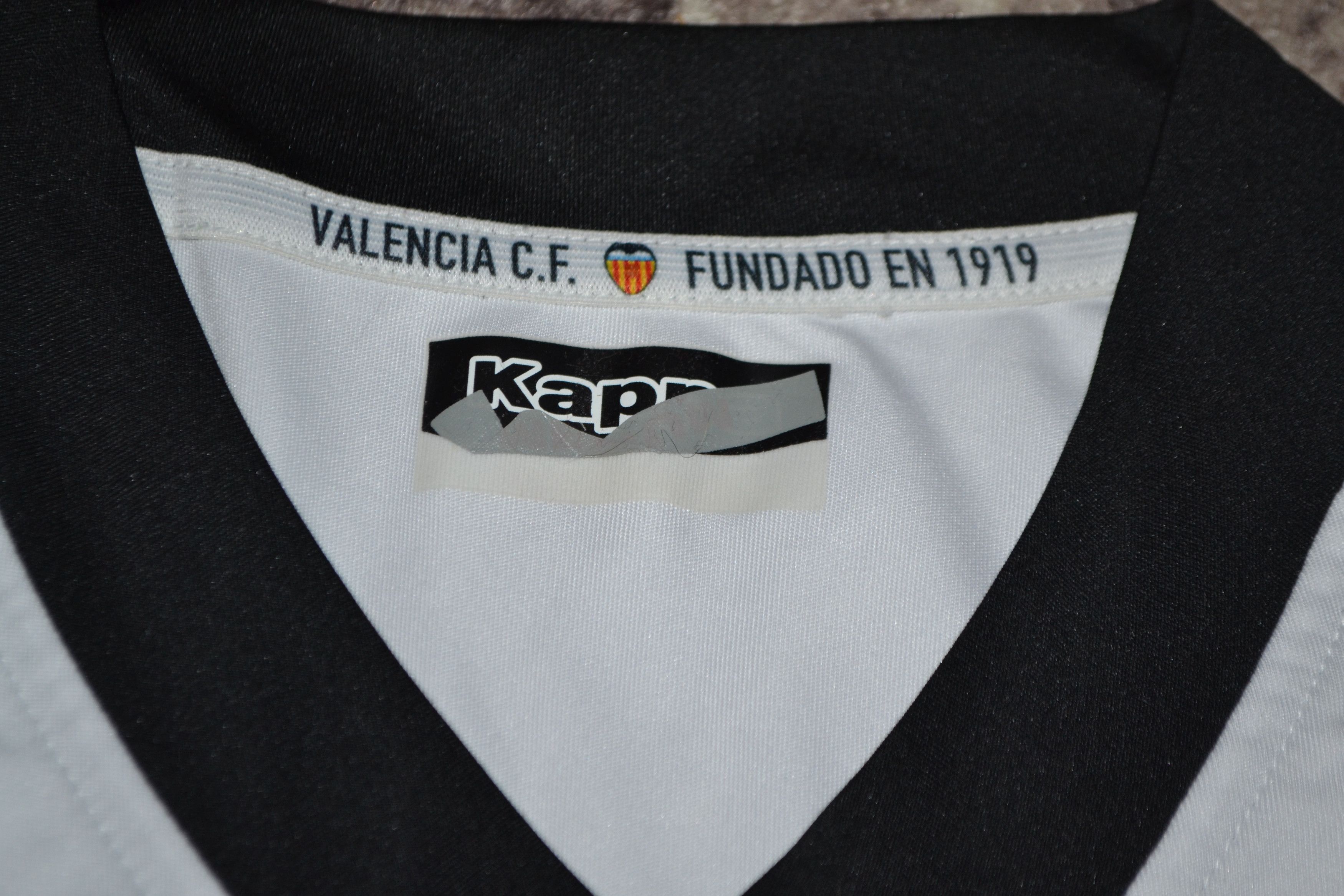 Kappa Vintage Valencia Home Shirt 2009 2010 Soccer Jersey Size US M / EU 48-50 / 2 - 3 Thumbnail
