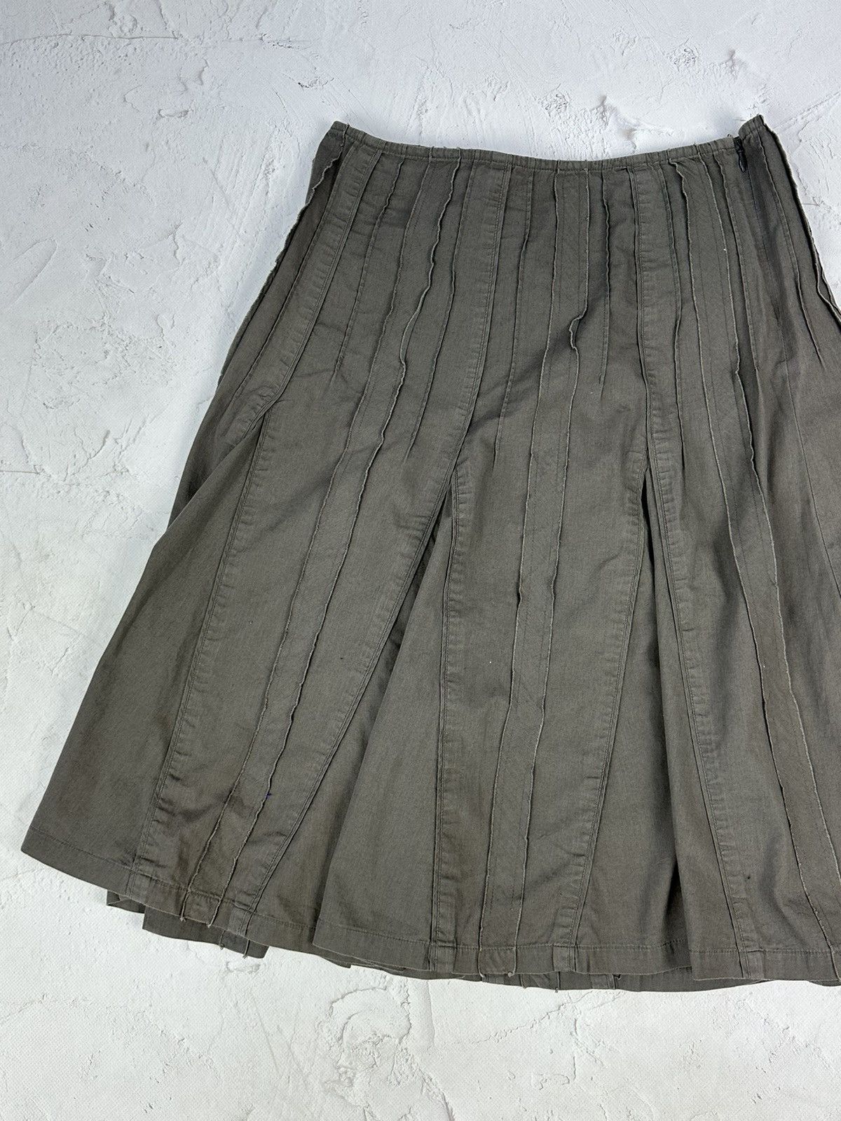 Vintage Vintage Flared Midi Skirt Size 31" - 2 Thumbnail