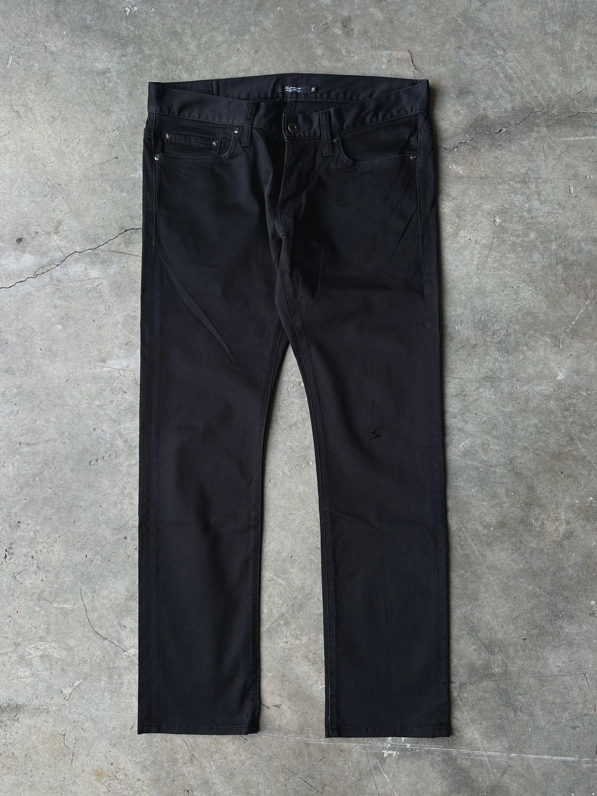 image of Hysteric Glamour x Undercover Hysterics Lighting Bolt Pants in Black, Men's (Size 32)