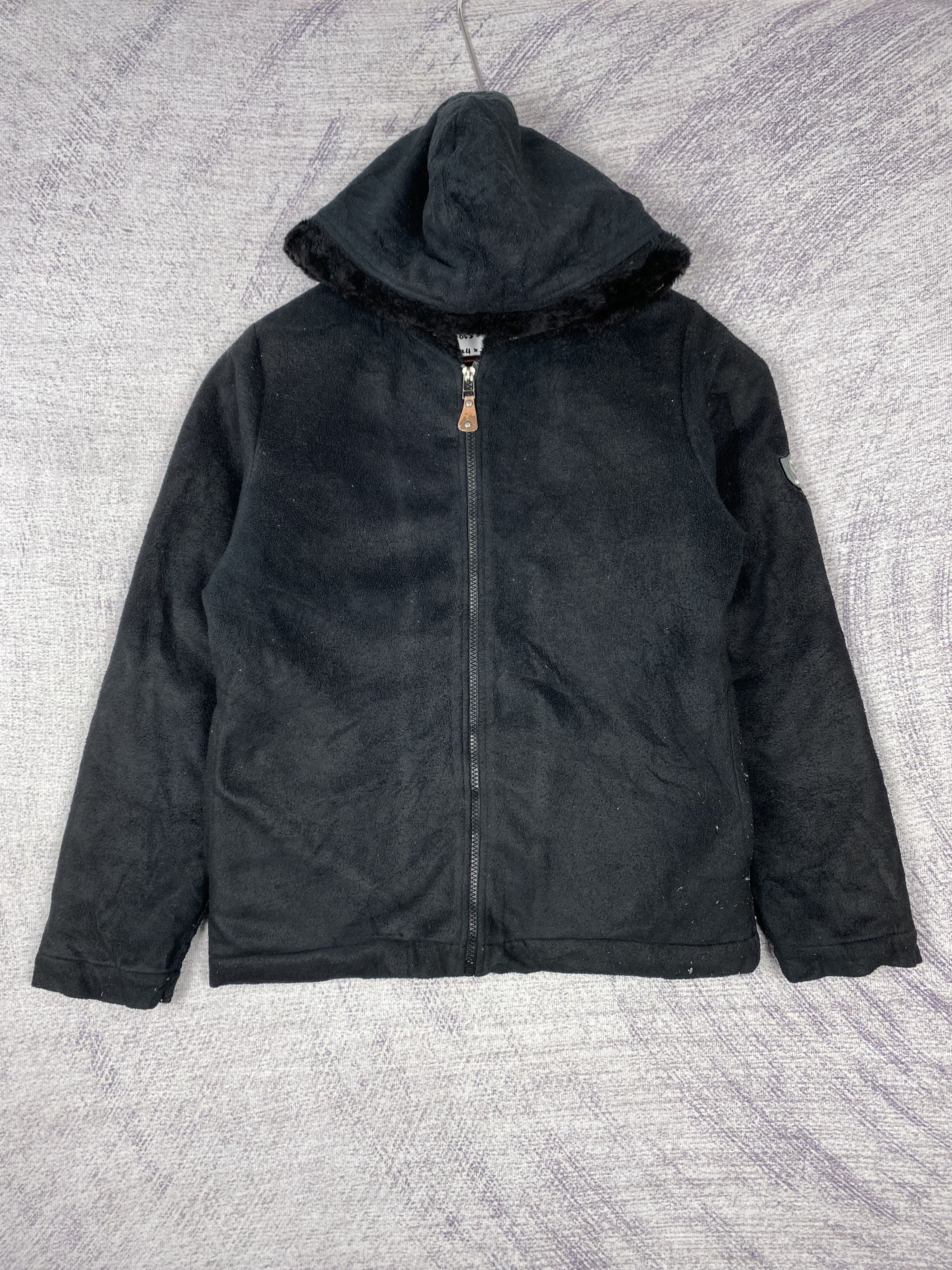 Vintage Silvia Silvester Hoodie Quilted Lining Velvet Jacket
