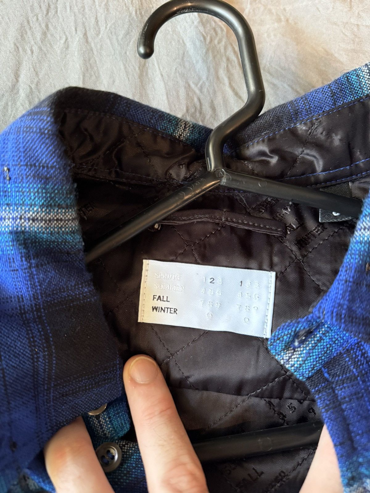 4SDESIGNS 4Sdesigns quilted check overshirt Size US S / EU 44-46 / 1 - 4 Thumbnail