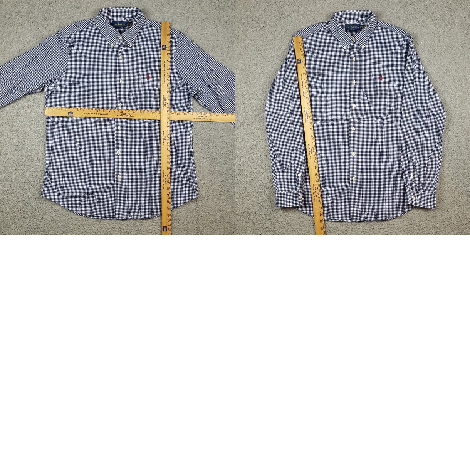 Ralph Lauren VINTAGE Ralph Lauren Men’s Button-Down Shirt XL Blue Gingham Plaid Long Sleeve Collared Casual Workwear 90s Size US XL / EU 56 / 4 - 8 Thumbnail