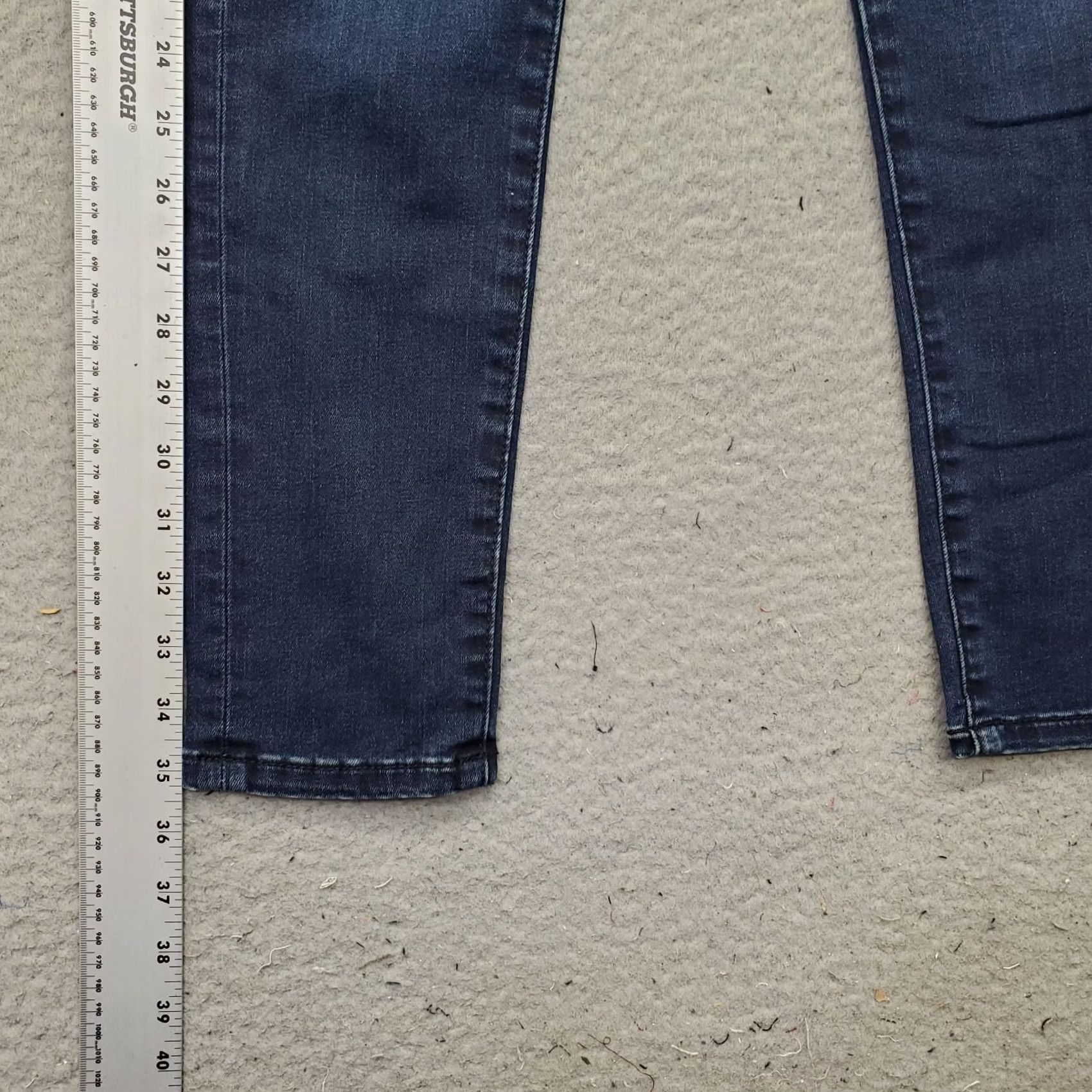 Banana Republic Banana Republic Womens 27 Blue Ankle Skinny Jeans Denim Stretch Premium 5-Pocket Size 27 Size 27" / US 4 / IT 40 - 3 Thumbnail