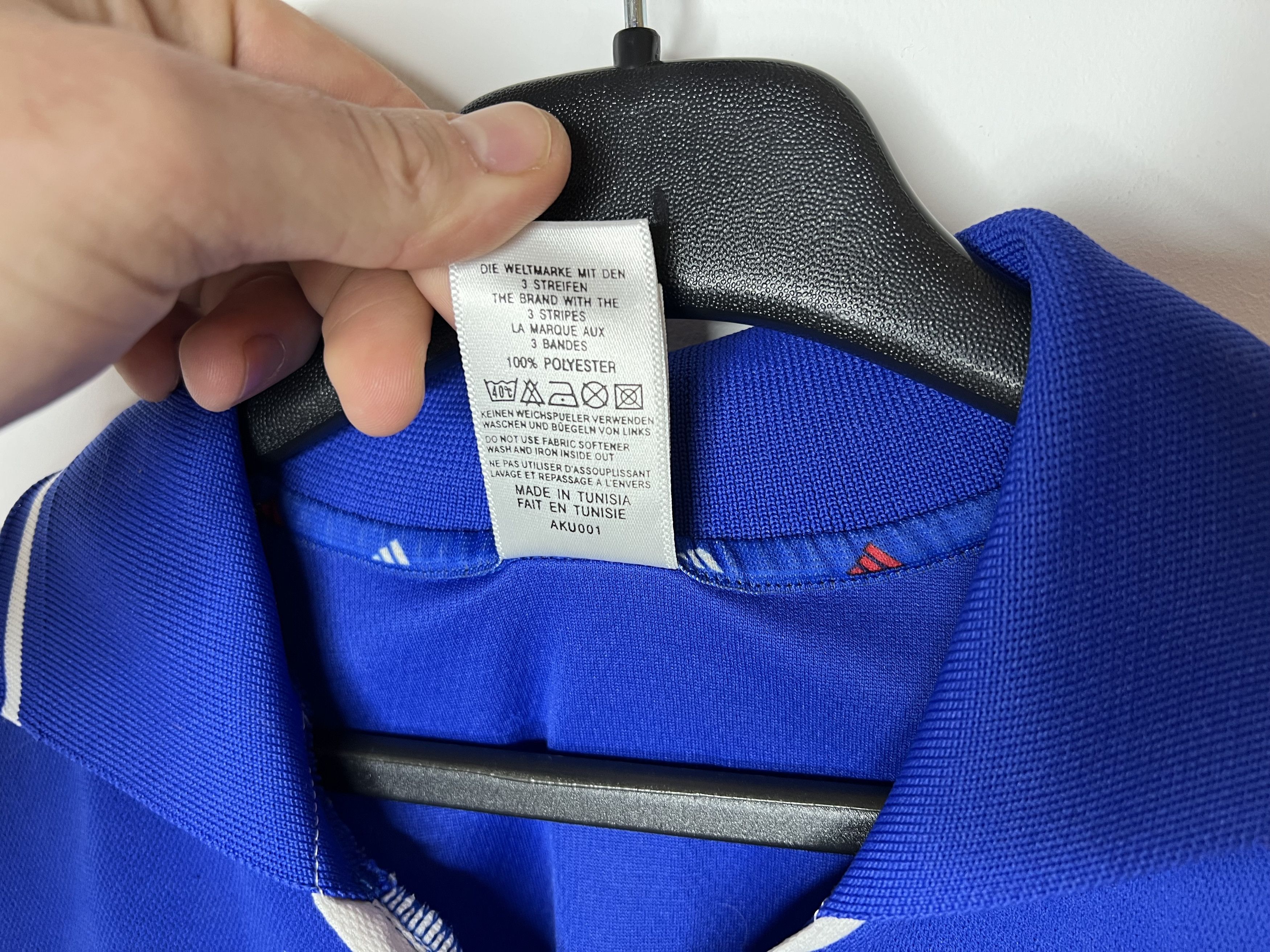 Adidas FRANCE TEAM 2000 2002 HOME FOOTBALL SHIRT SOCCER JERSEY Size US S / EU 44-46 / 1 - 7 Thumbnail