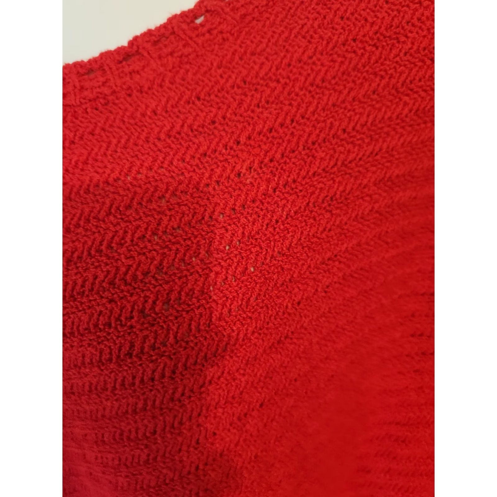 Vintage VINTAGE NWT Knox Rose Sweater Blousy Red 4X Plus Hippie Boho Pullover Long Sleeve Round Neck Women Mens? Size XXL / US 16-18 / IT 52-54 - 2 Thumbnail