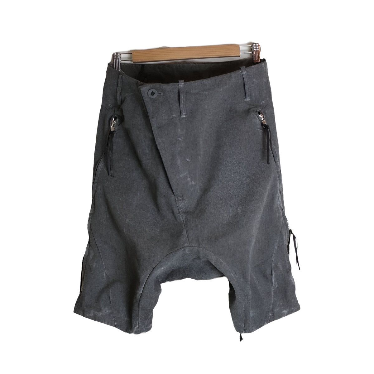 image of Boris Bidjan Saberi Subsphere Shorts in Grey, Men's (Size 30)