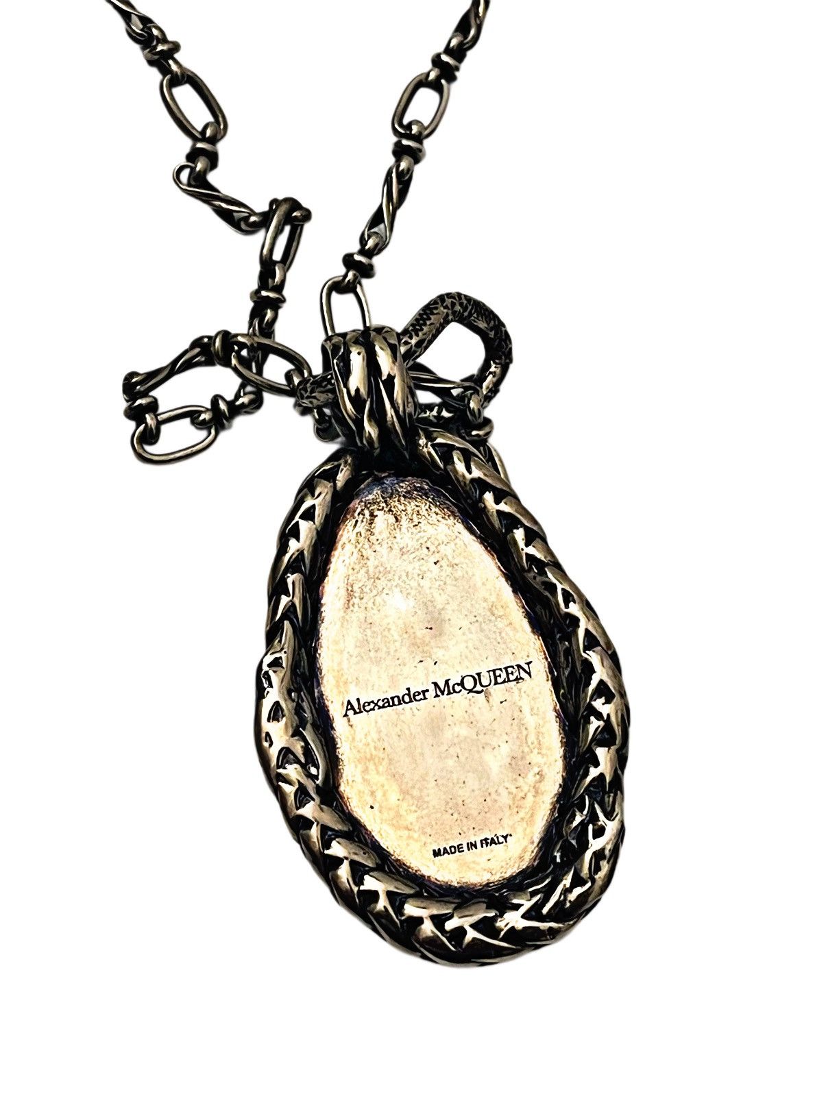 Alexander McQueen Authentic Vintage Alexander McQueen Crystal Snake Necklace Size ONE SIZE - 9 Thumbnail