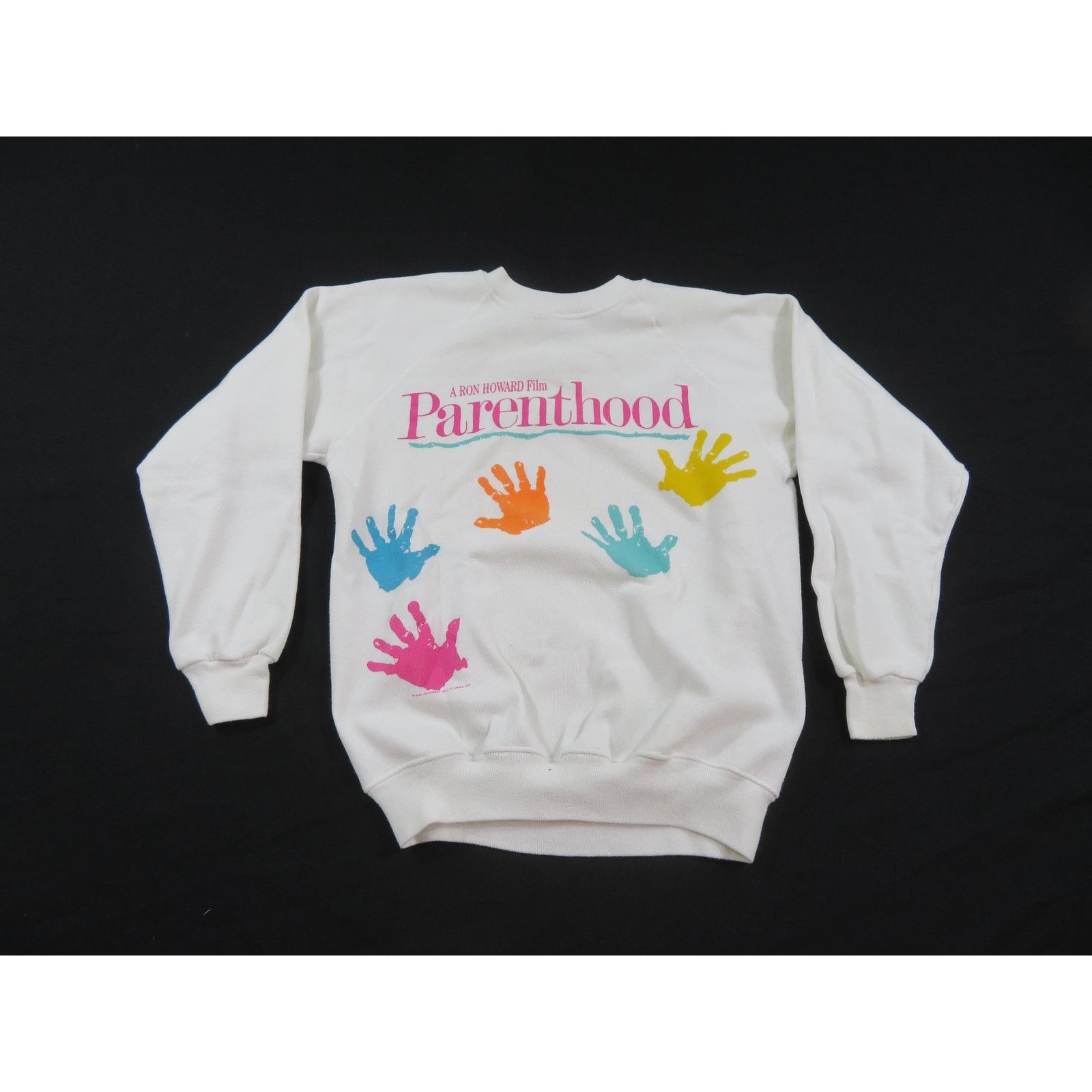 Hanes Parenthood Sweatshirt, 1989 Ron Howard Movie, White Sz S Size S / US 4 / IT 40 - 1 Thumbnail