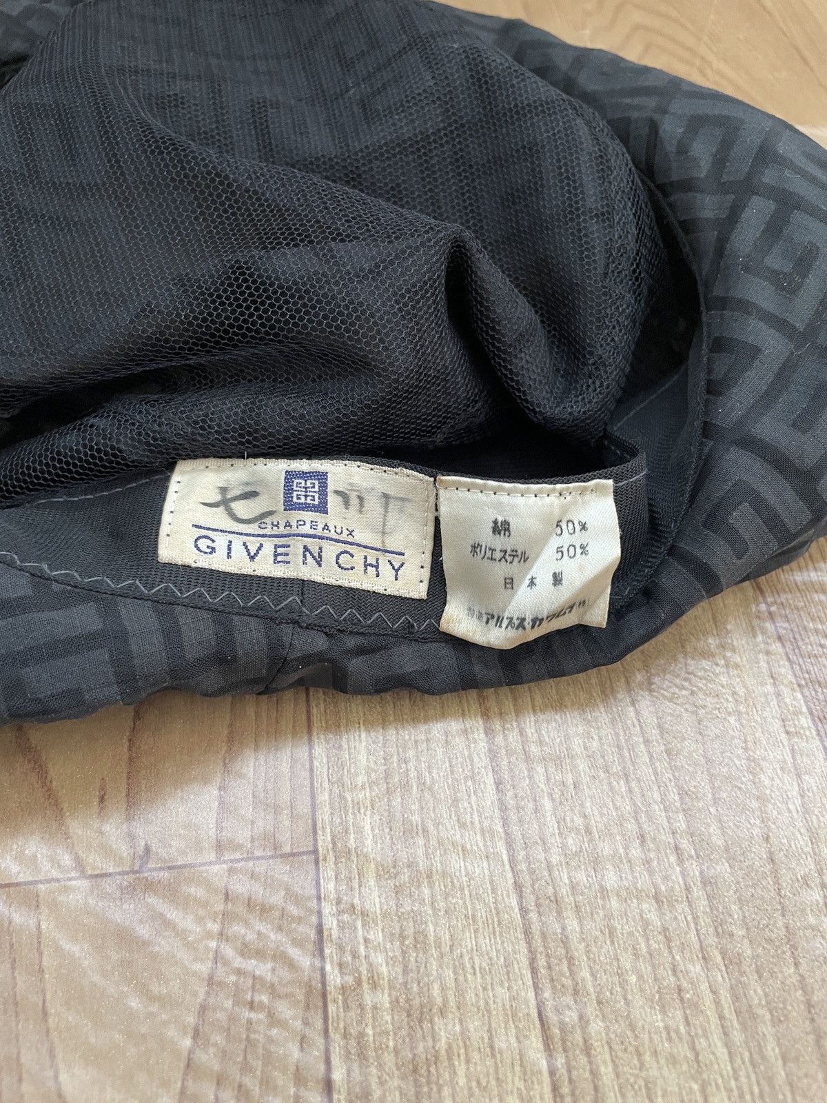 Givenchy Very Rare Vintage Brand Givenchy Monogram Bucket Hat 1990s Size ONE SIZE - 6 Thumbnail