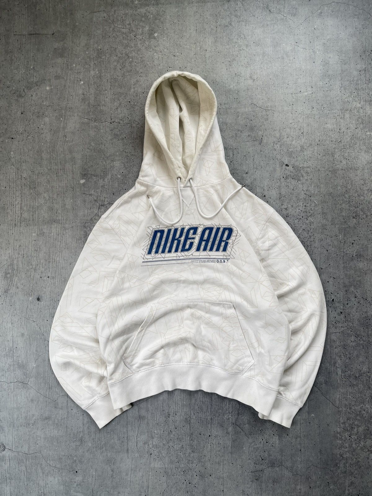 Nike × Vintage 00s Nike Air Vintage Hoodie Drill Size US L / EU 52-54 / 3 - 1 Thumbnail