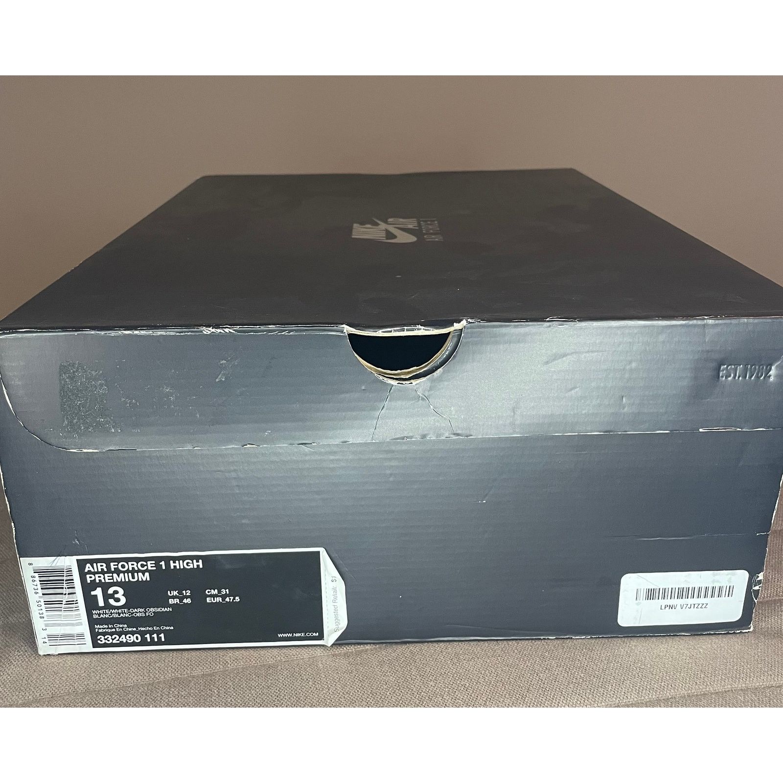 Nike Nike Air Force 1 High Premium "Yankees" - Size 13 Men's Size US 13 / EU 46 - 8 Thumbnail