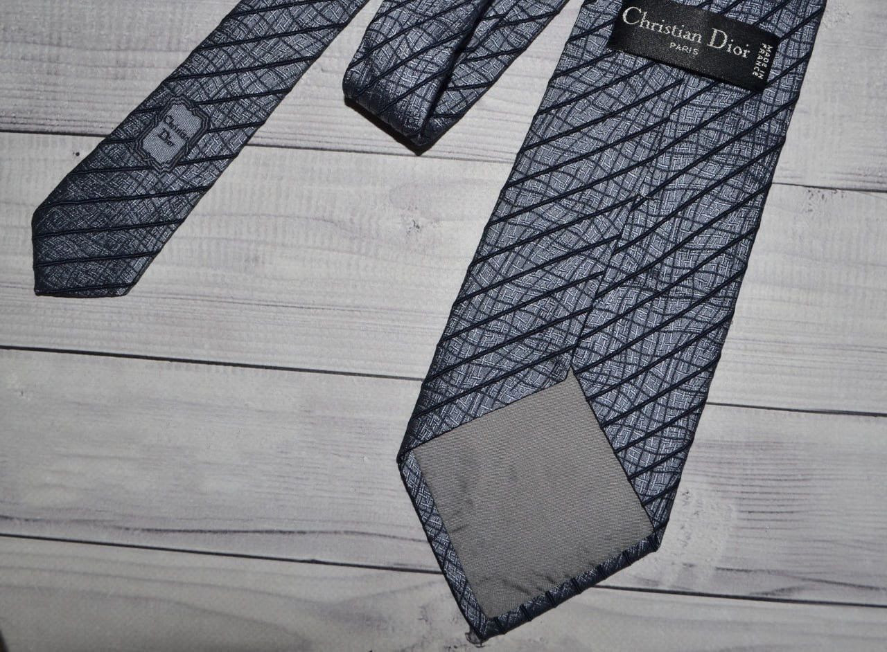 Christian Dior Monsieur × Dior × Vintage Vintage Christian Dior Blue Tie Silk Size ONE SIZE - 3 Thumbnail