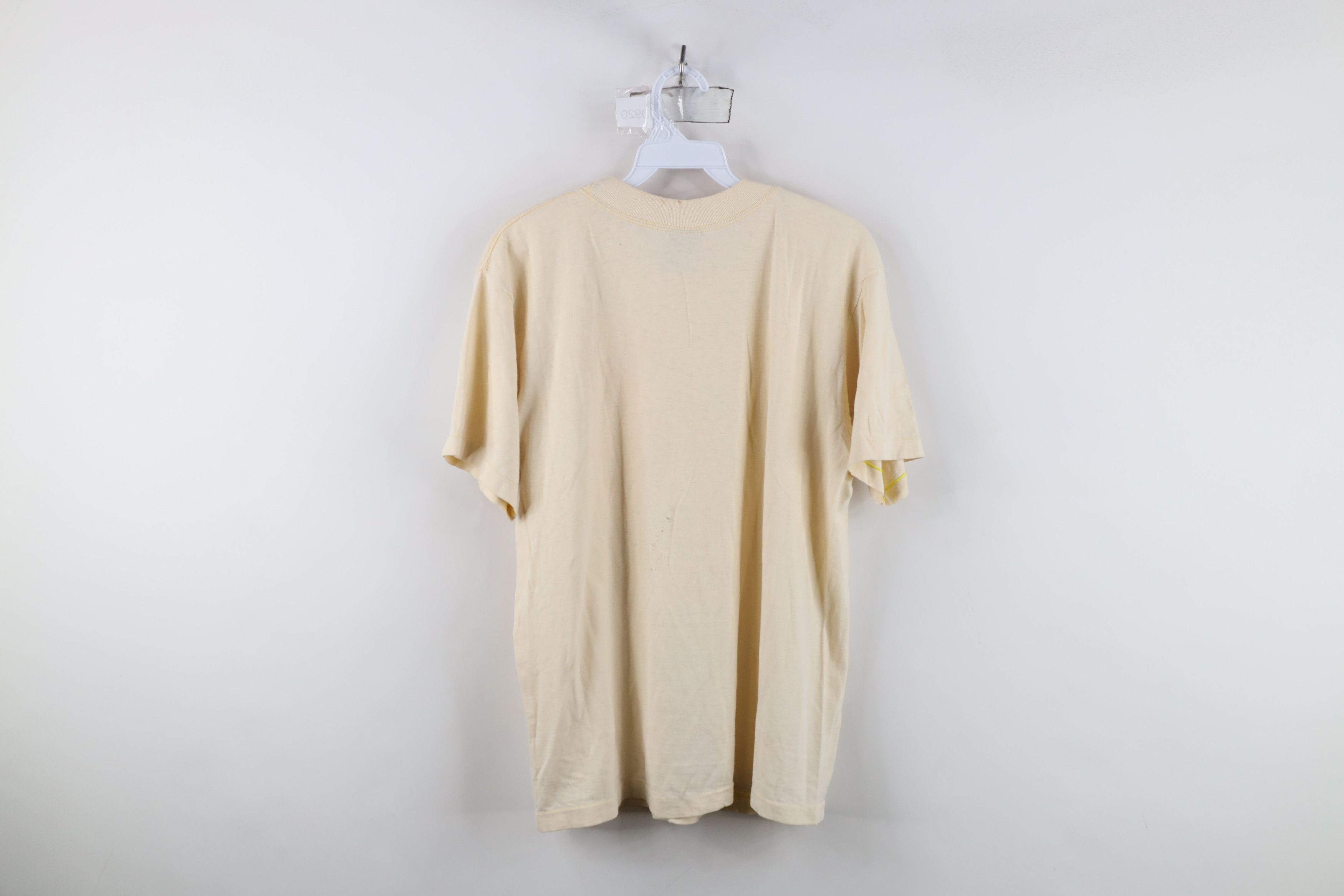 Vintage Vintage 80s Education Our Best Defense T-Shirt Beige USA Size US M / EU 48-50 / 2 - 13 Thumbnail