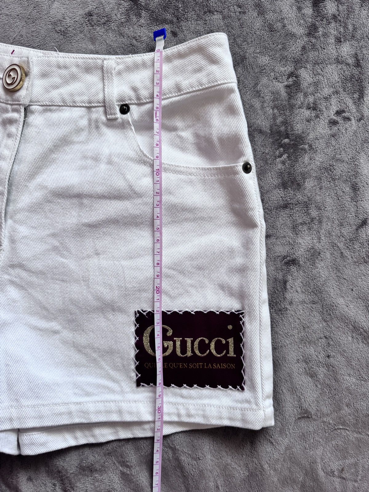 Gucci Women’s denim mini shorts Gucci Size 25" / US 0 / IT 36 - 14 Thumbnail