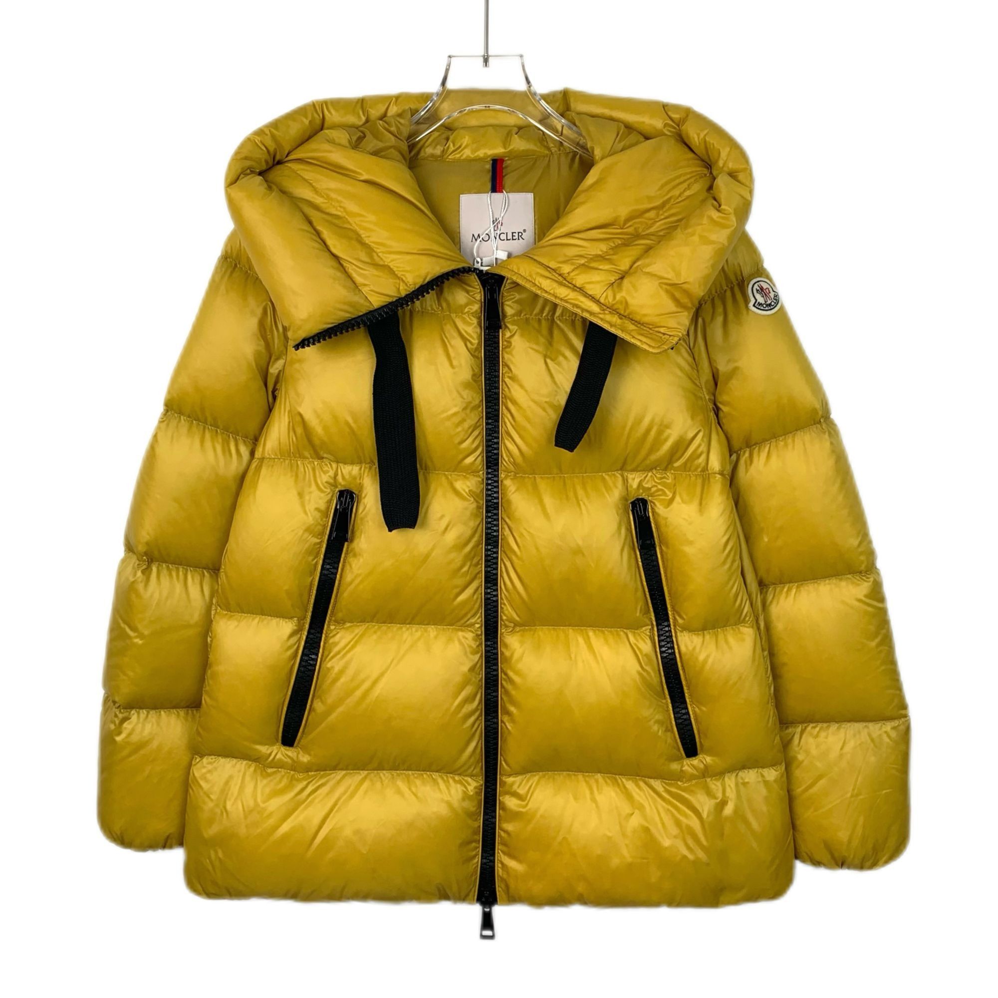 Moncler Moncler Serin Series Yellow Hooded Down Jacket W/ Drawstring Size XS / US 0-2 / IT 36-38 - 1 Thumbnail