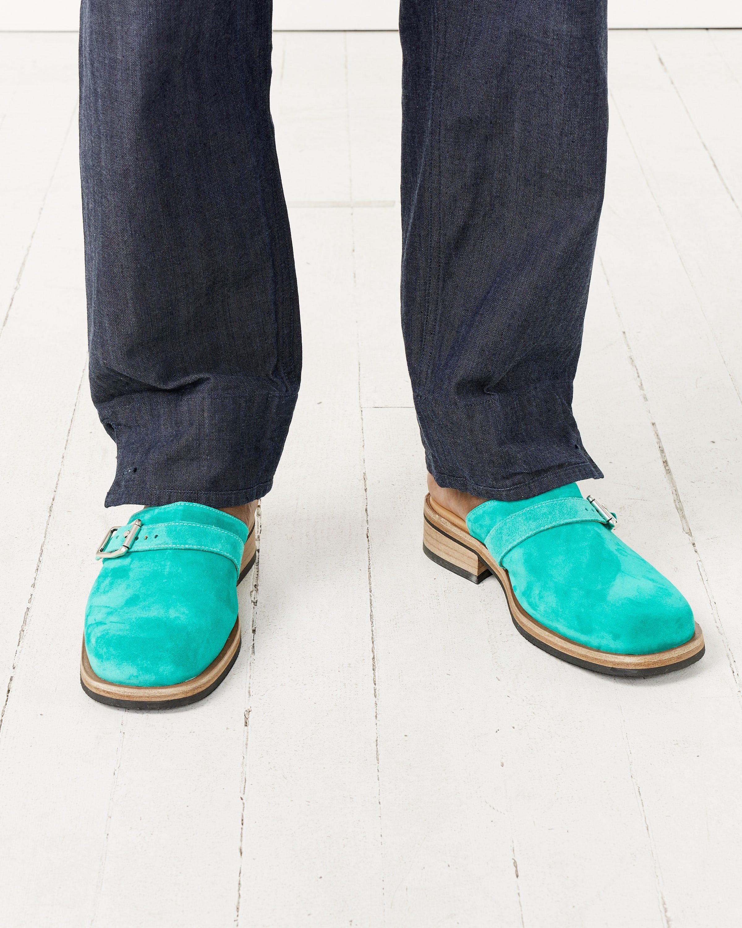 Our Legacy o1mle0424 Camion Mule in Green Size US 8 / EU 41 - 4 Thumbnail