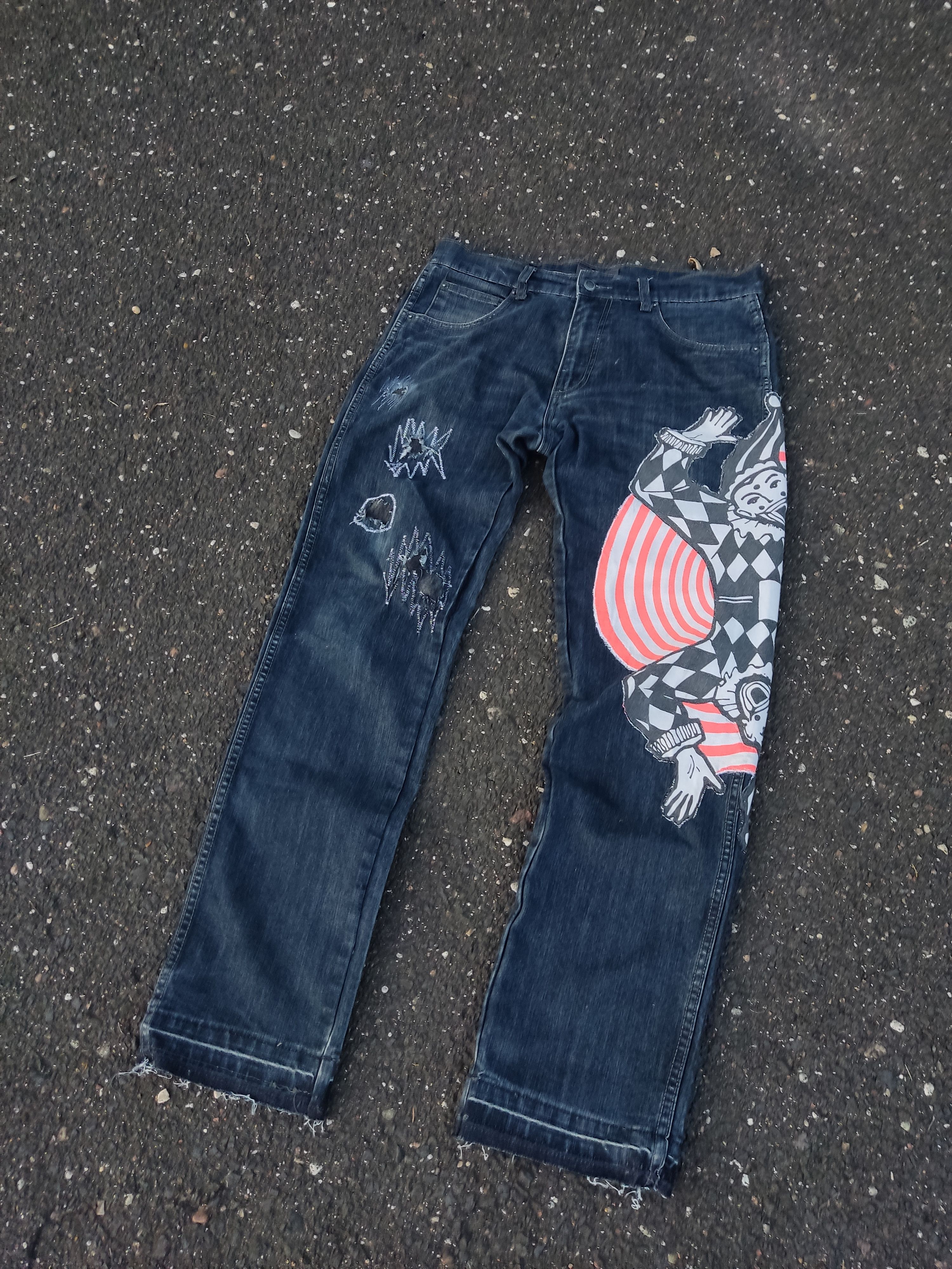 Kapital × Number (N)ine × Vintage Vintage Kapital Inspired Repaired Denim Saschiko Patchwork Size US 34 / EU 50 - 1 Thumbnail