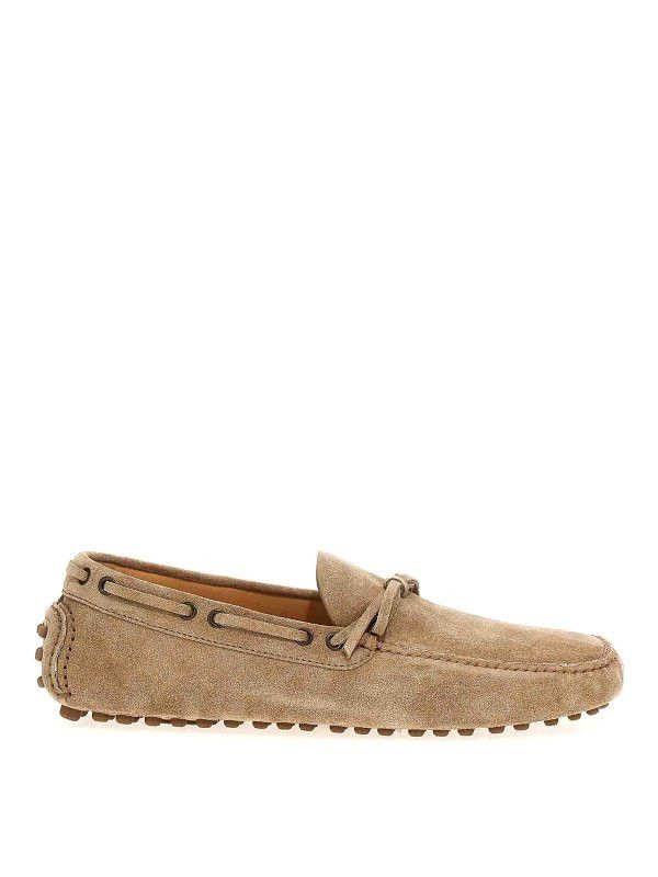 Brunello Cucinelli o1w1db10725 Suede Loafer in Beige Size US 7 / EU 40 - 1 Thumbnail